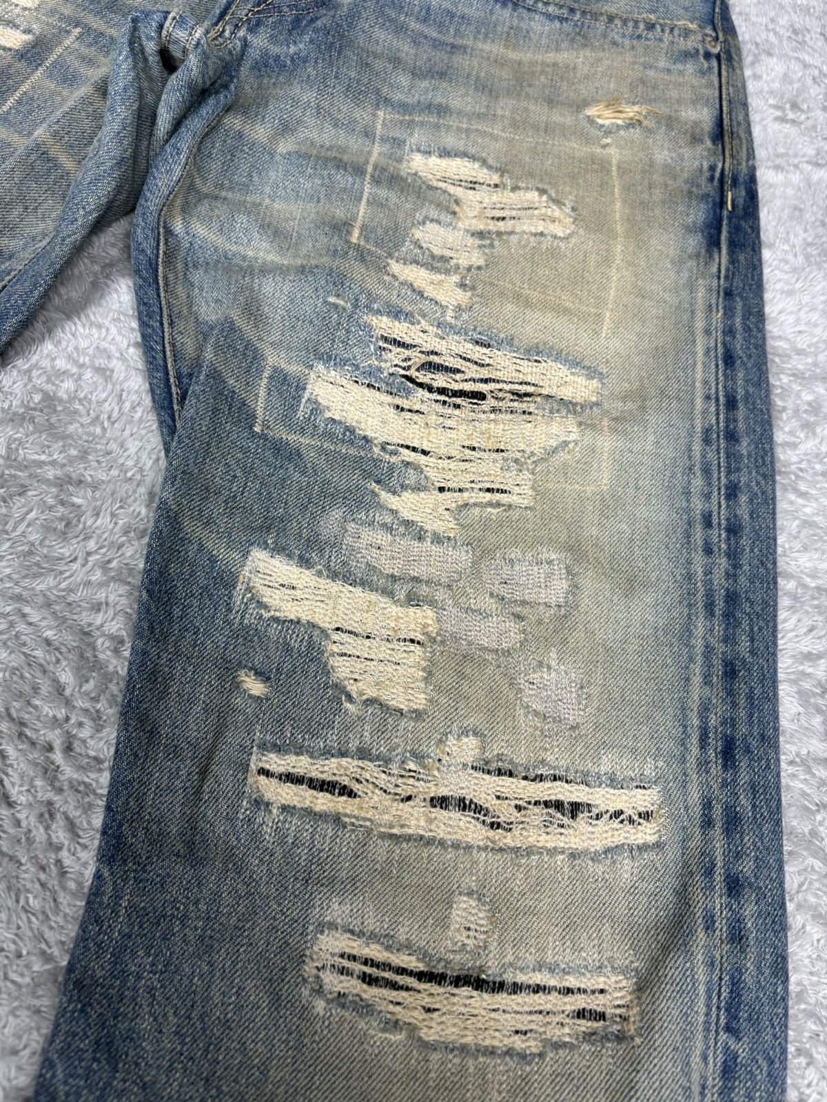 Hysteric Glamour Hysteric Glamour Distressed Denim. S0187e Size US 30 / EU 46 - 4 Thumbnail