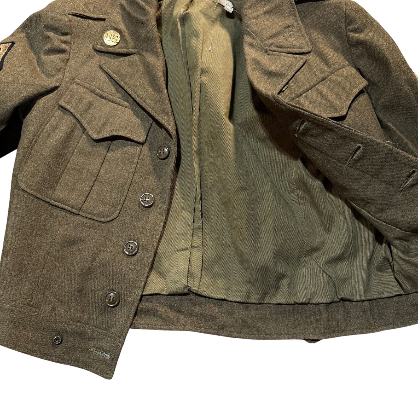 Vintage Vintage 40’s US Army WWII Wool Field Jacket Sz 34S Size US S / EU 44-46 / 1 - 2 Thumbnail