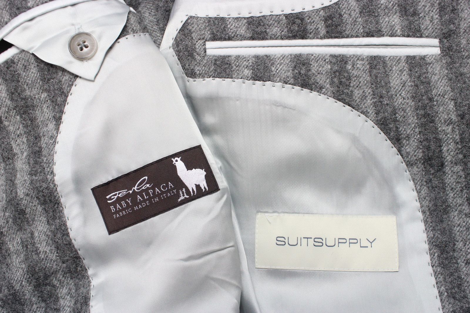 Suitsupply SUITSUPPLY La Spalla Blazer Men's UK 50L Baby Alpaca Wool Size 50L - 9 Thumbnail