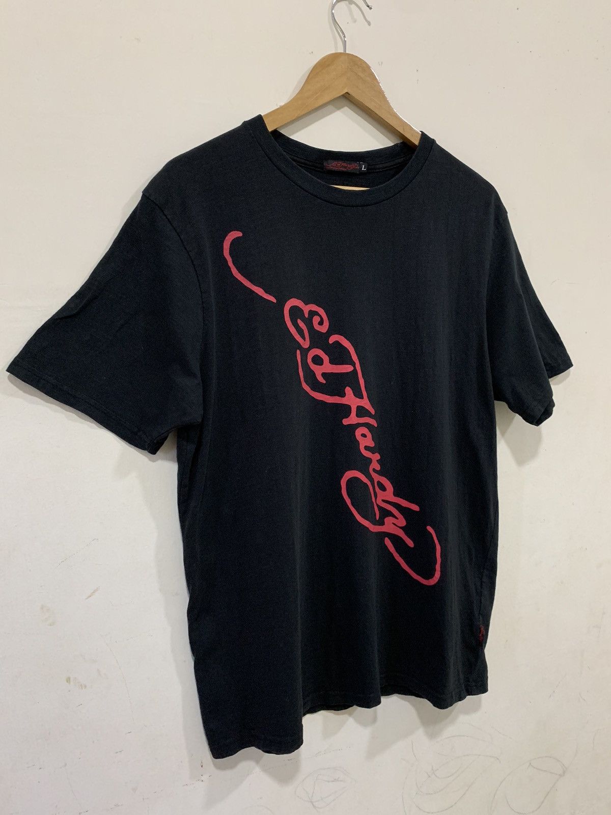 Christian Audigier Ed Hardy Skull Love Kills Slowly T Shirt Size US L / EU 52-54 / 3 - 5 Thumbnail