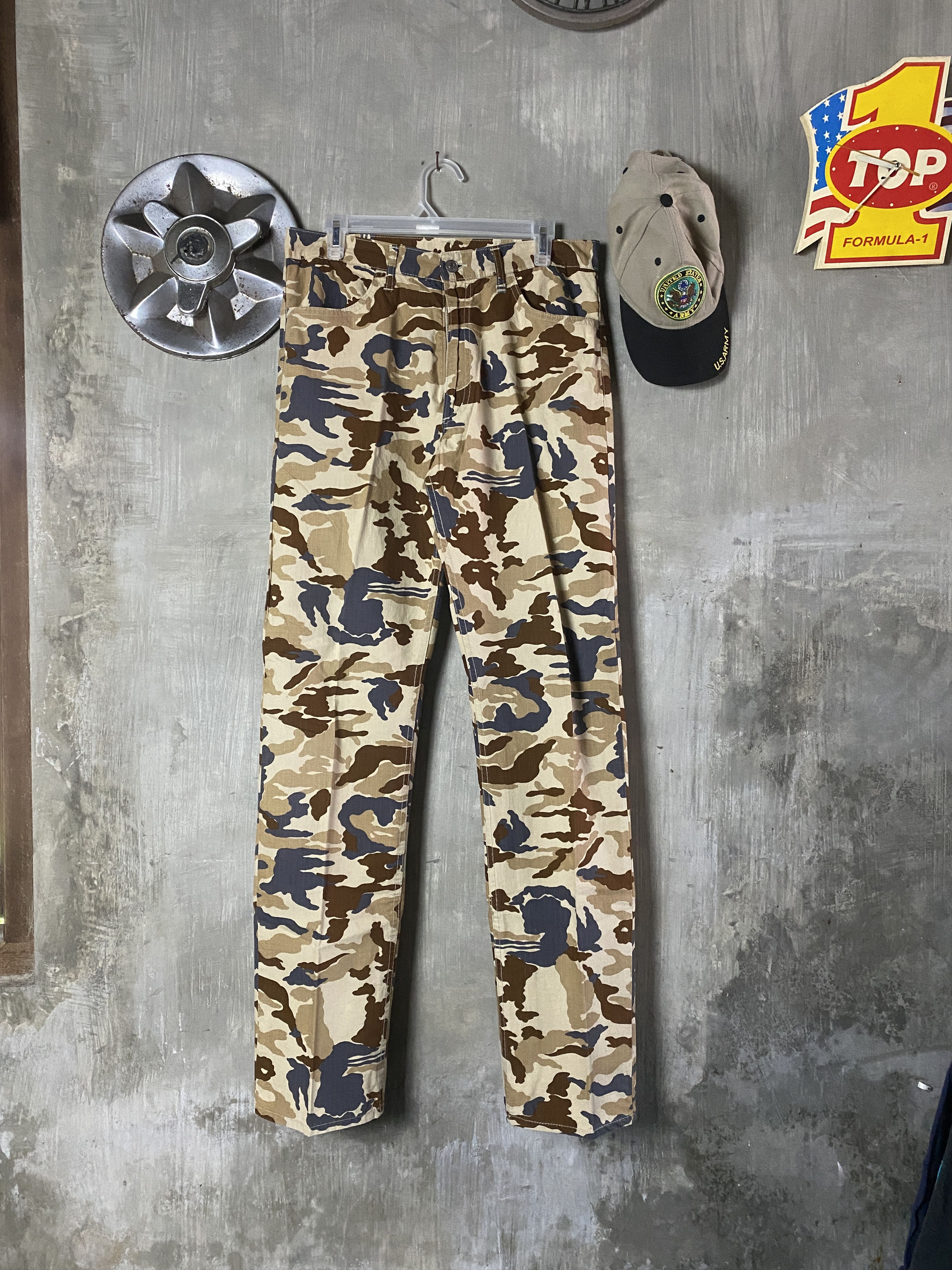 Vintage Beam Plus Camo Japan Trousers Long Pants