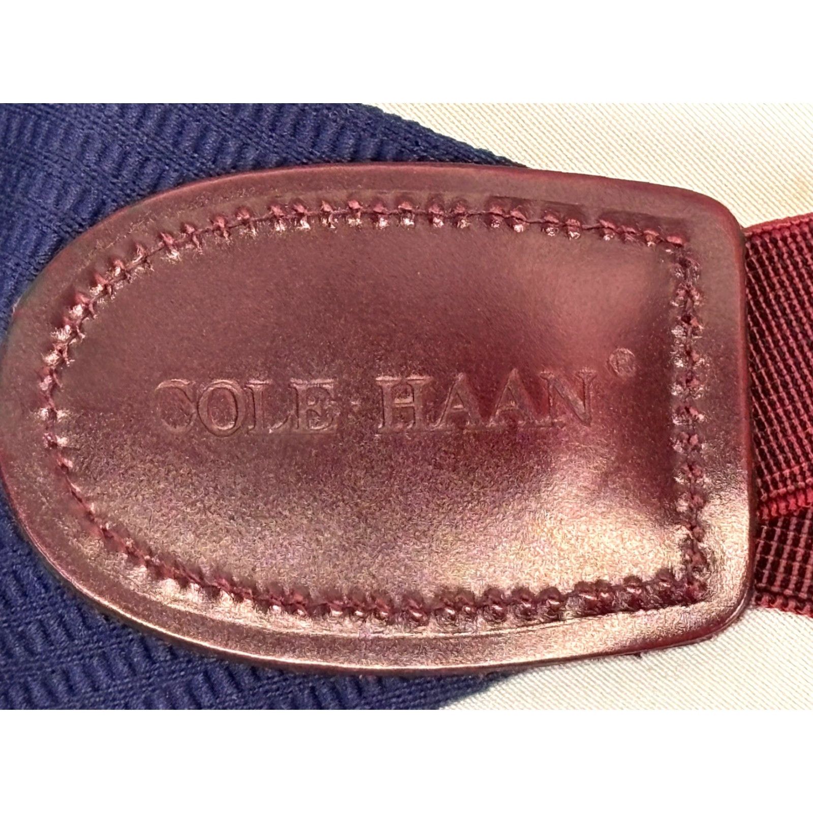 Cole Haan COLE HAAN Blue Suspenders Men Pre-owned Size ONE SIZE - 3 Thumbnail