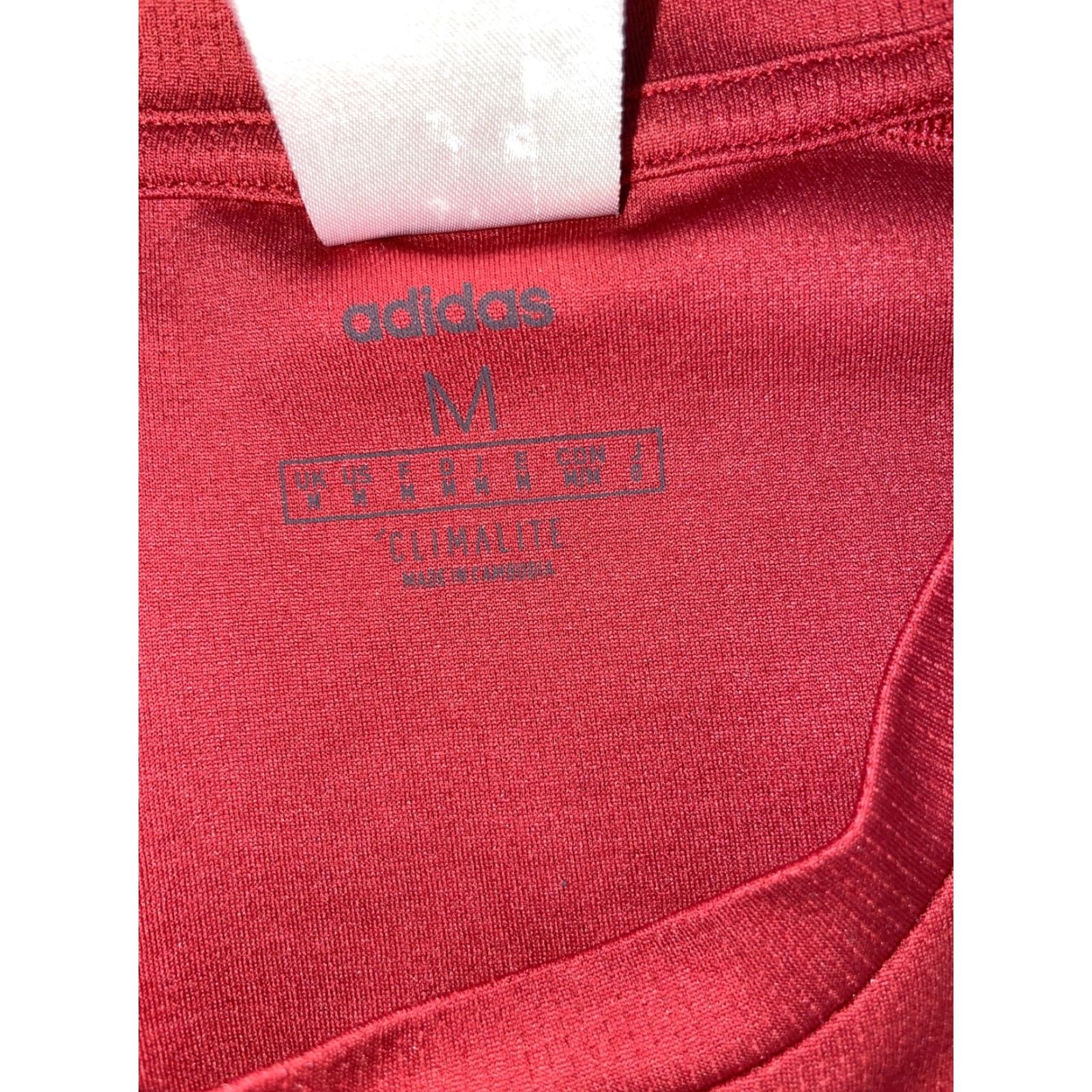 Adidas Adidas Not For Resale Climate Cool T-Shirt Red Medium Size US M / EU 48-50 / 2 - 3 Thumbnail