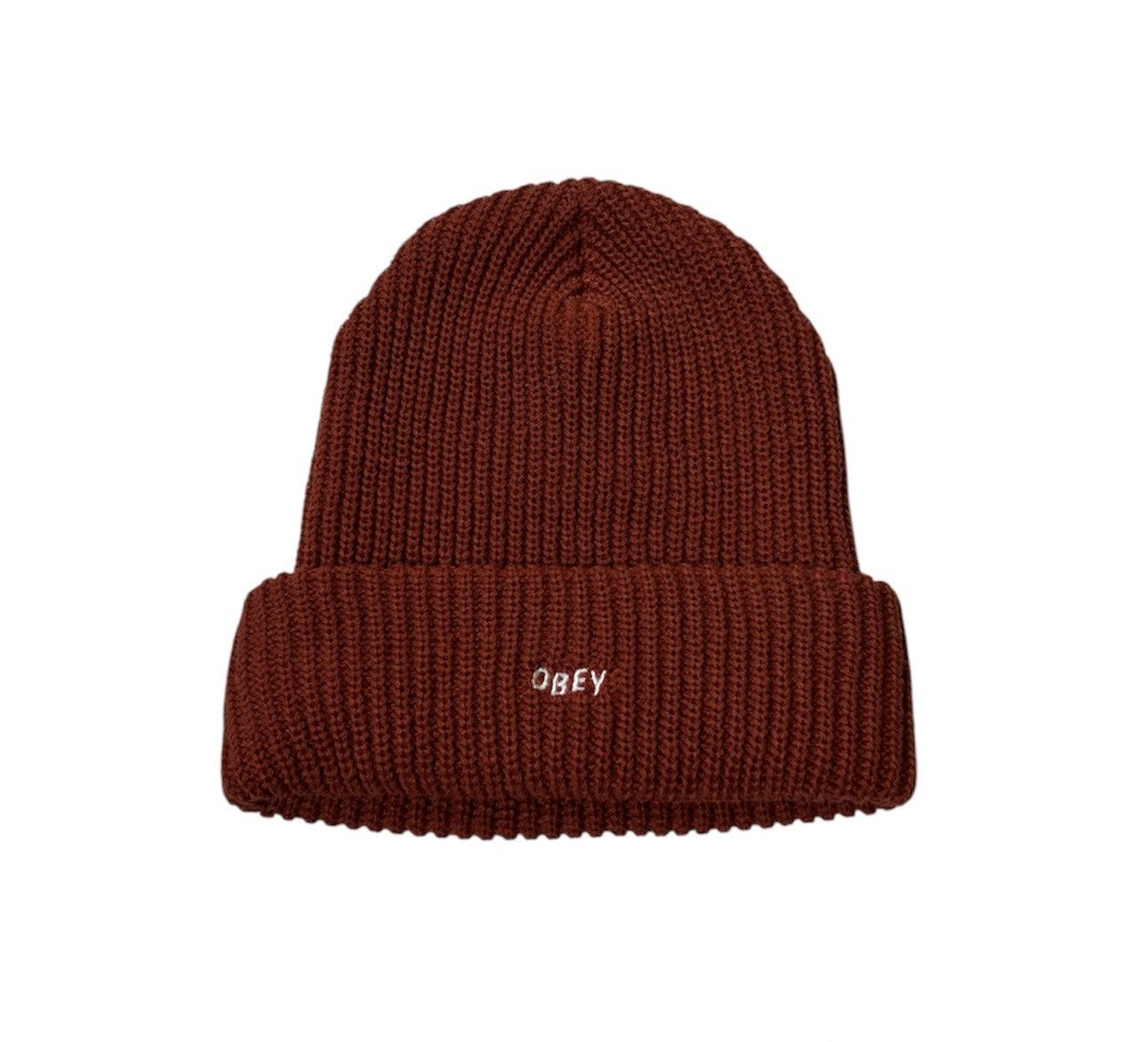 Obey Obey future beanie heavy knitted hat cap streetwear y2k logo Size ONE SIZE - 1 Thumbnail