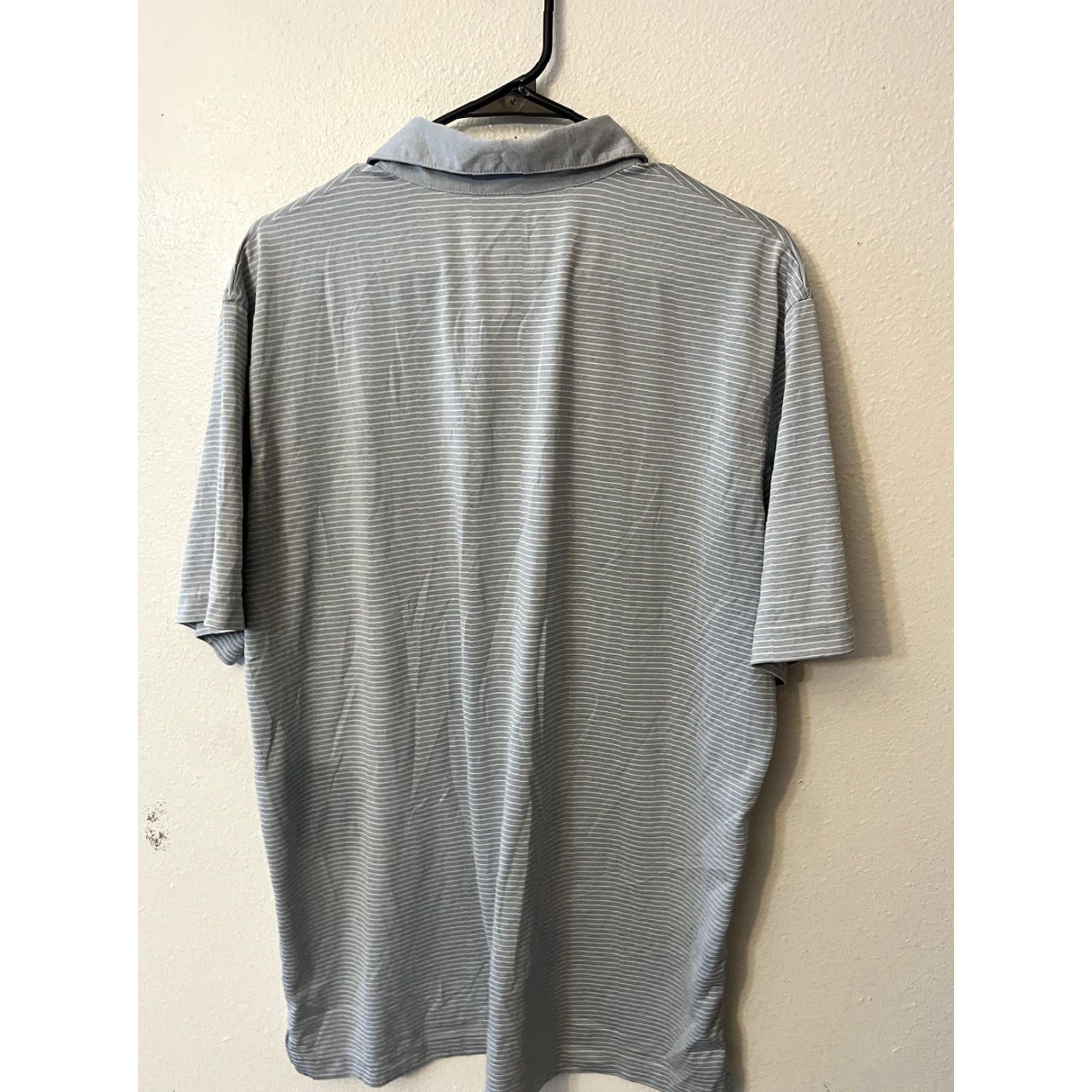 Callaway Callaway Polo Shirt Gray Striped Opti Dri Fit Mens Short Sleeve Size L Size US L / EU 52-54 / 3 - 3 Thumbnail