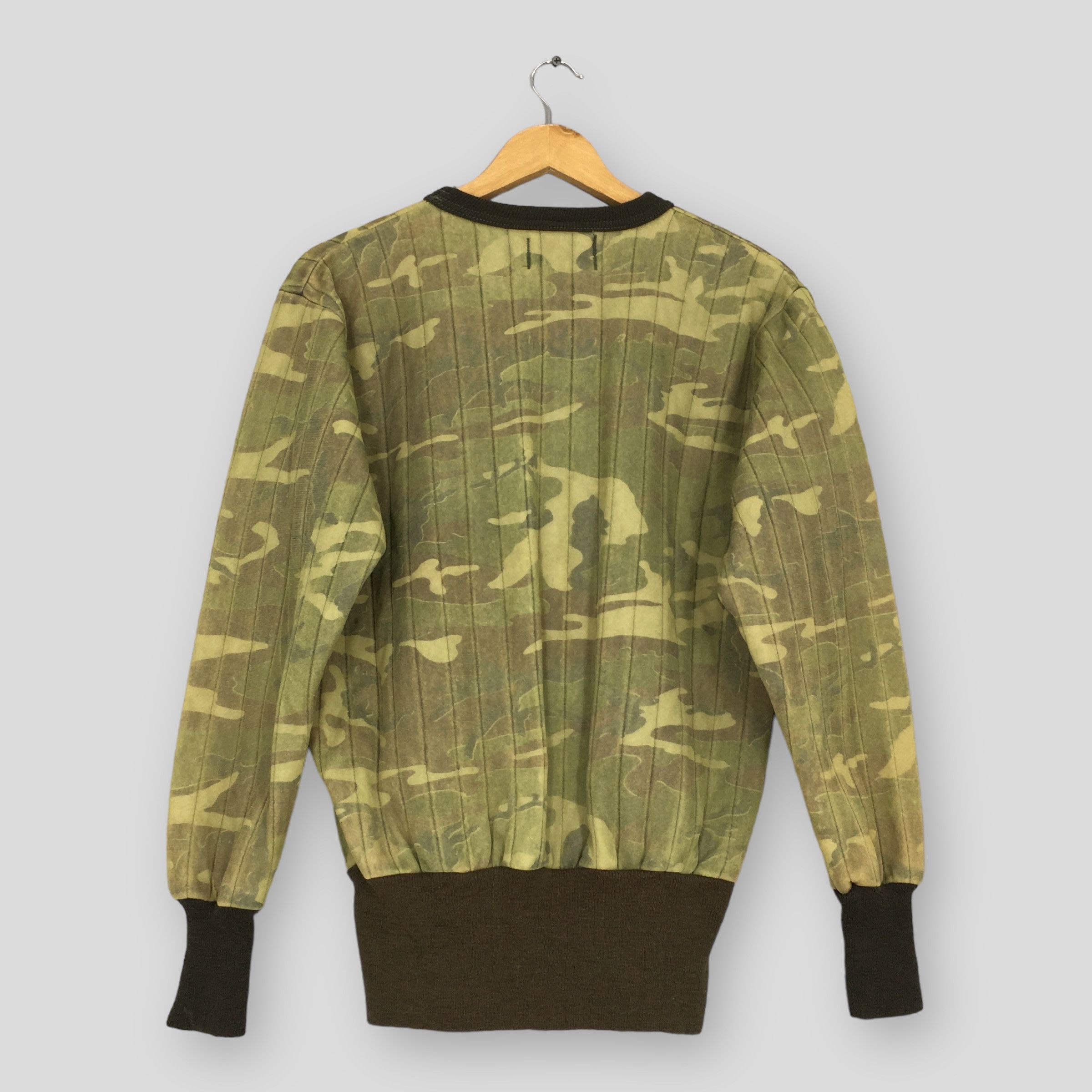 Japanese Brand Vintage 80s Saftbak Hunting Camouflage Sweatshirt Large Size US L / EU 52-54 / 3 - 7 Thumbnail