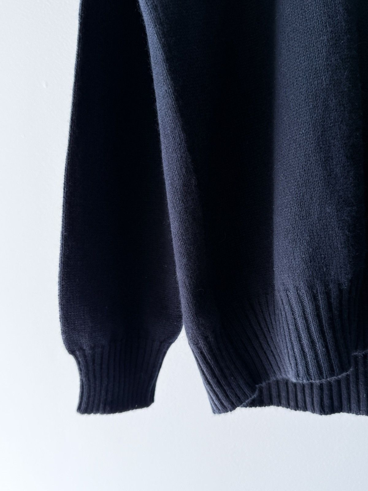 Malo NWT Malo Navy Blue Cashmere Turtleneck Sweater Size US XL / EU 56 / 4 - 3 Thumbnail