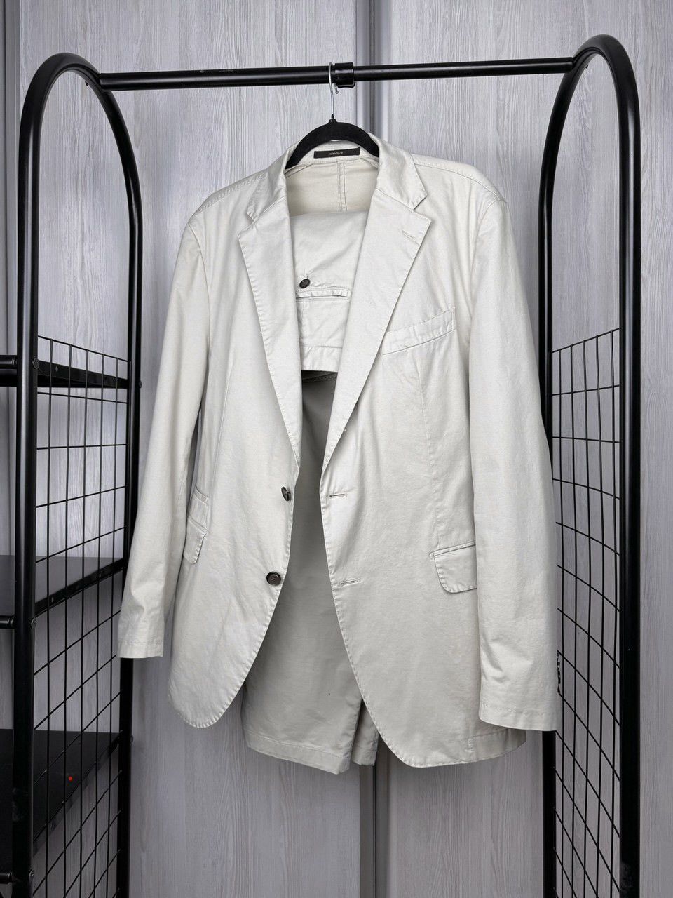 Other Windsor Solaro Silvino Beige Oragnic Cotton Suit 44R (EU 54) Size 44R - 1 Thumbnail