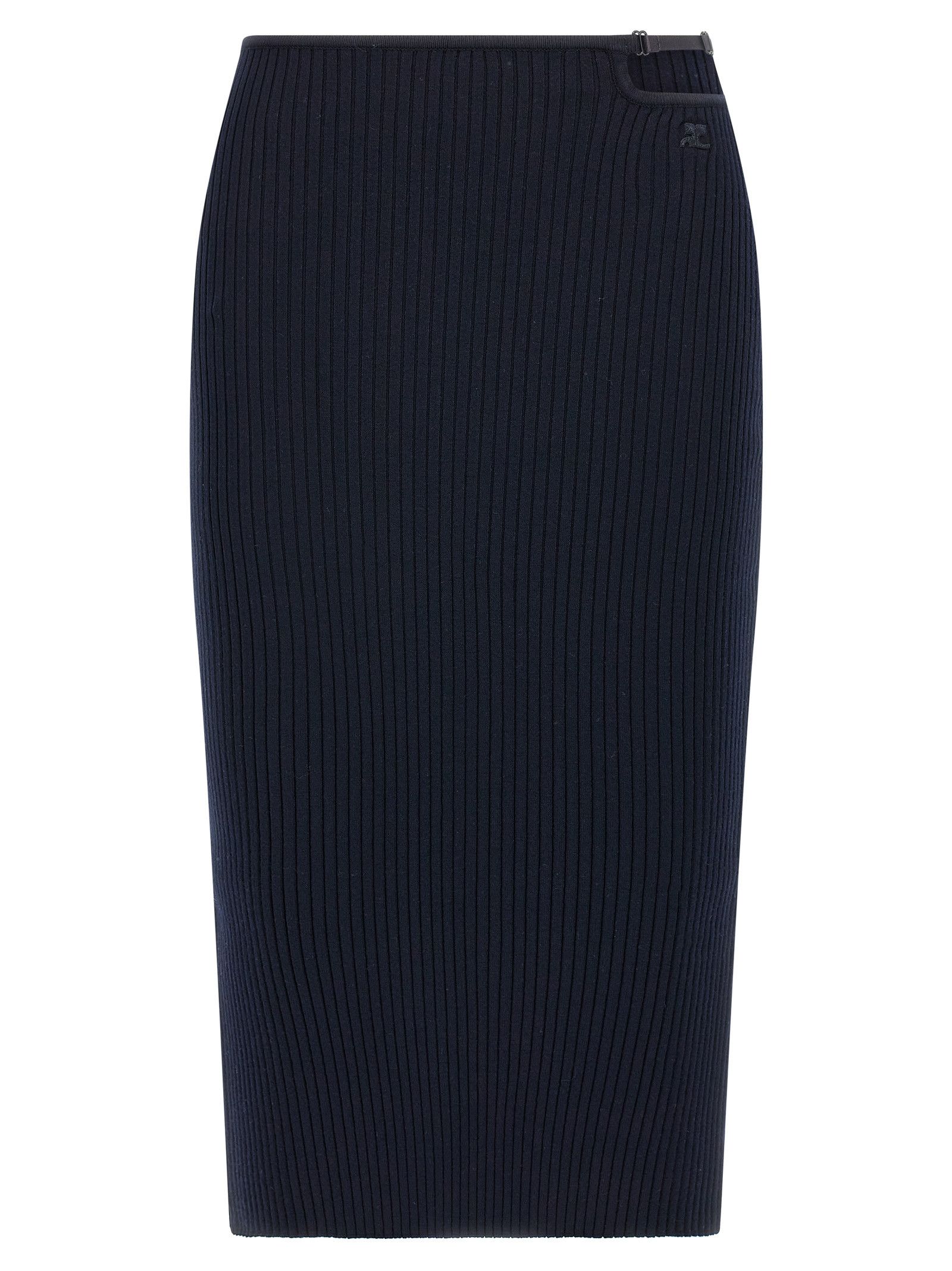 Courreges 'Loop Rib Knit' Skirt Size 32" / US 10 / IT 46 - 1 Thumbnail