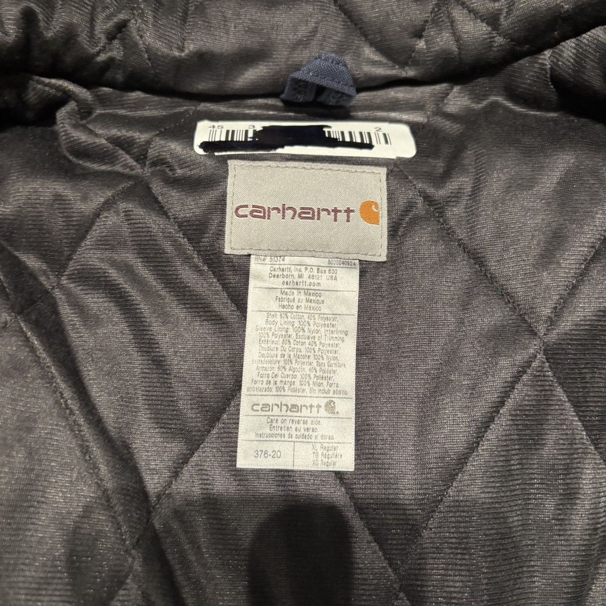 Carhartt Carhartt J130 Navy Work Jacket Size US XL / EU 56 / 4 - 4 Thumbnail