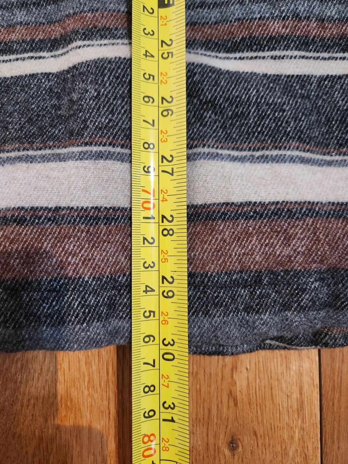 Dakota Grizzly Dakota Grizzly Burke Wool Blend Faux Fur Striped Jacket L Size US L / EU 52-54 / 3 - 7 Thumbnail