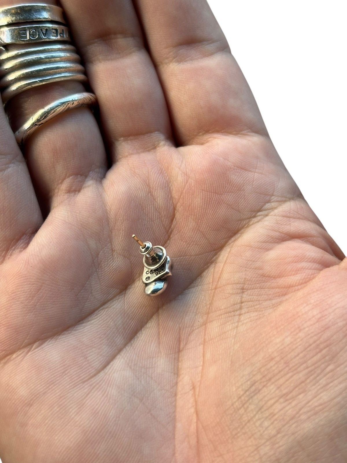 Chrome Hearts Rolling Stones stud earring Size ONE SIZE - 3 Thumbnail