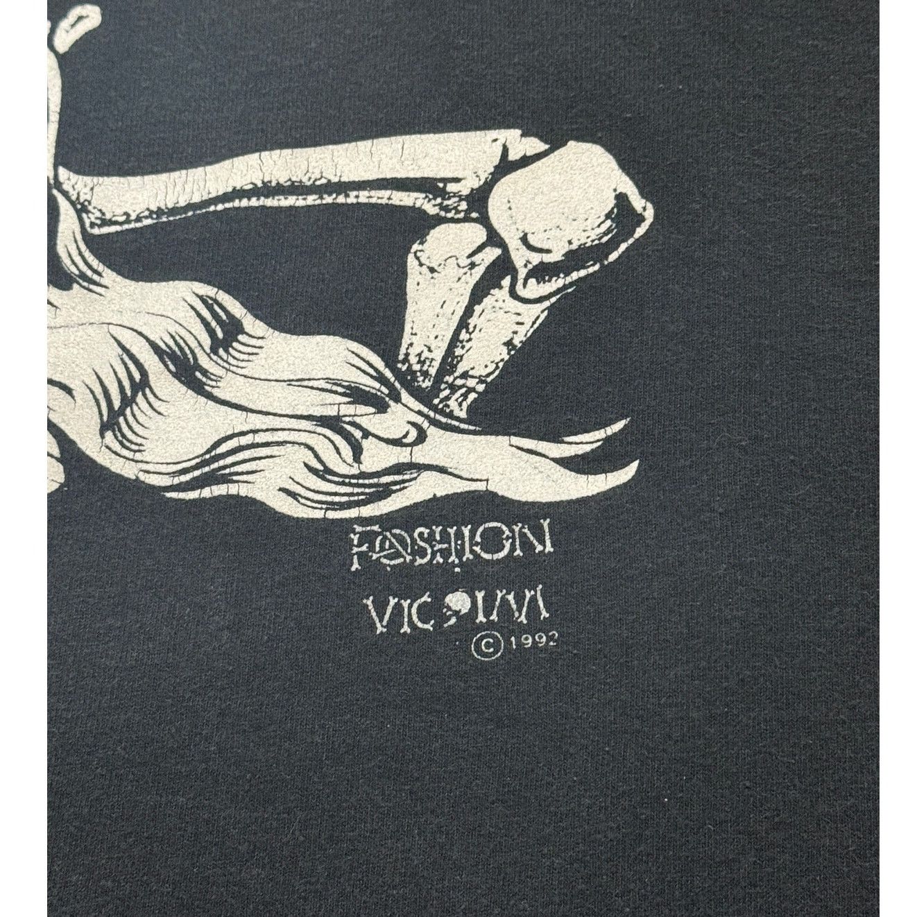 Fashion Victim Vintage 1992 Fashion Victim “Get A Job!” Skeleton shirt Size US XL / EU 56 / 4 - 3 Thumbnail