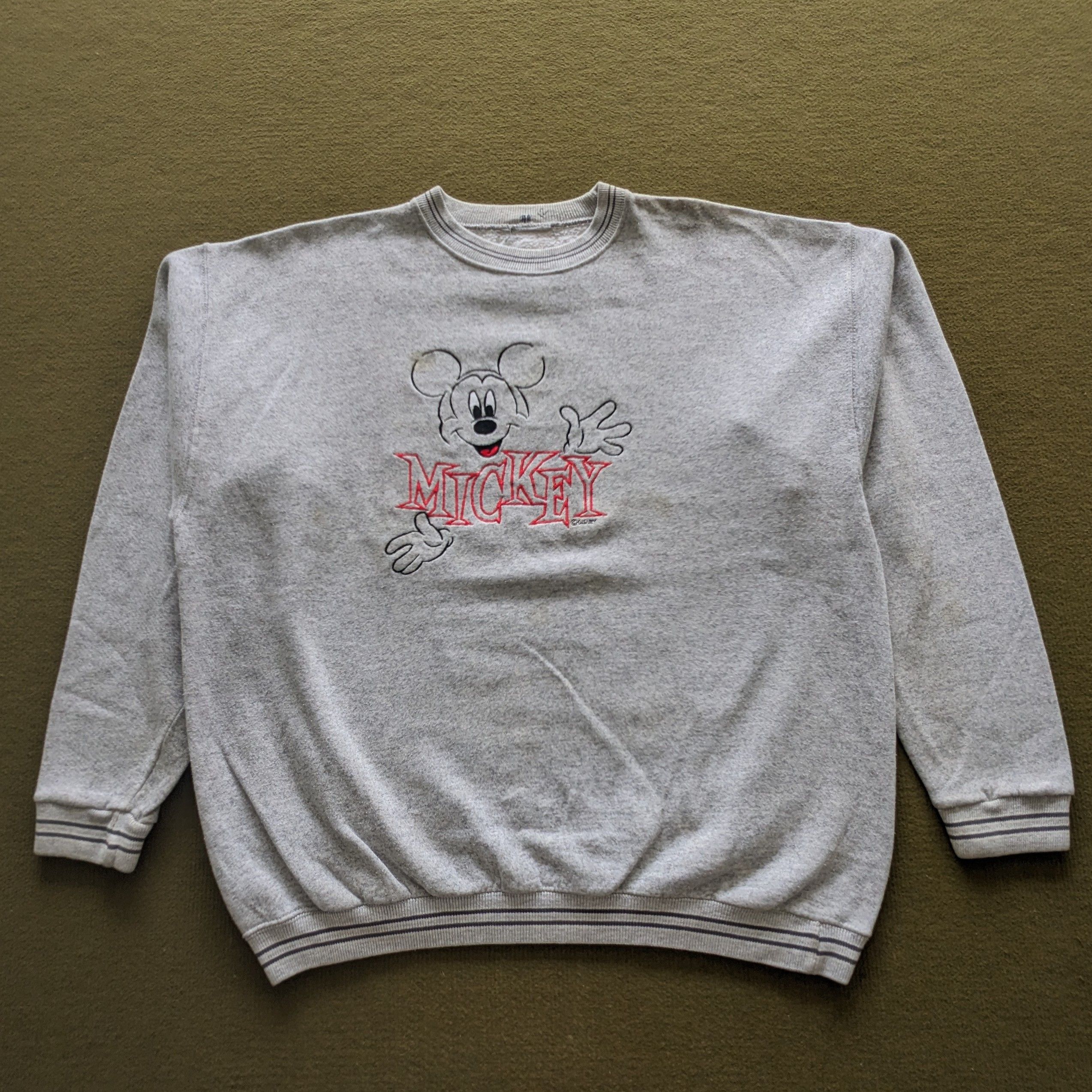 Mickey Mouse Vintage MICKEY MOUSE Disney Cartoon Sweatshirt Size US XL / EU 56 / 4 - 1 Thumbnail