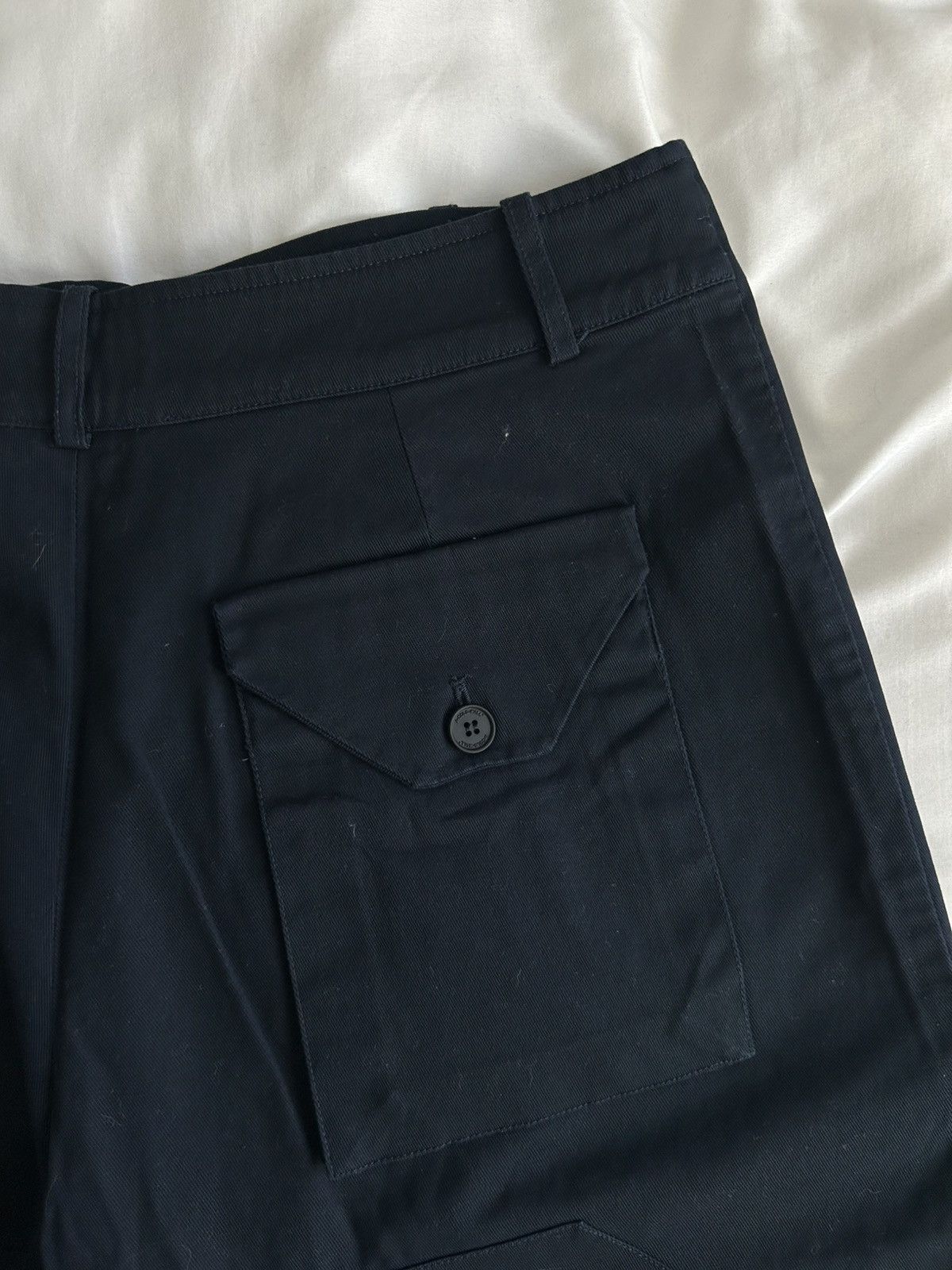 A-COLD-WALL* A Cold Wall Overlay Cargo Shorts ACW Cotton Samuel Ross Navy Size US 33 - 7 Thumbnail