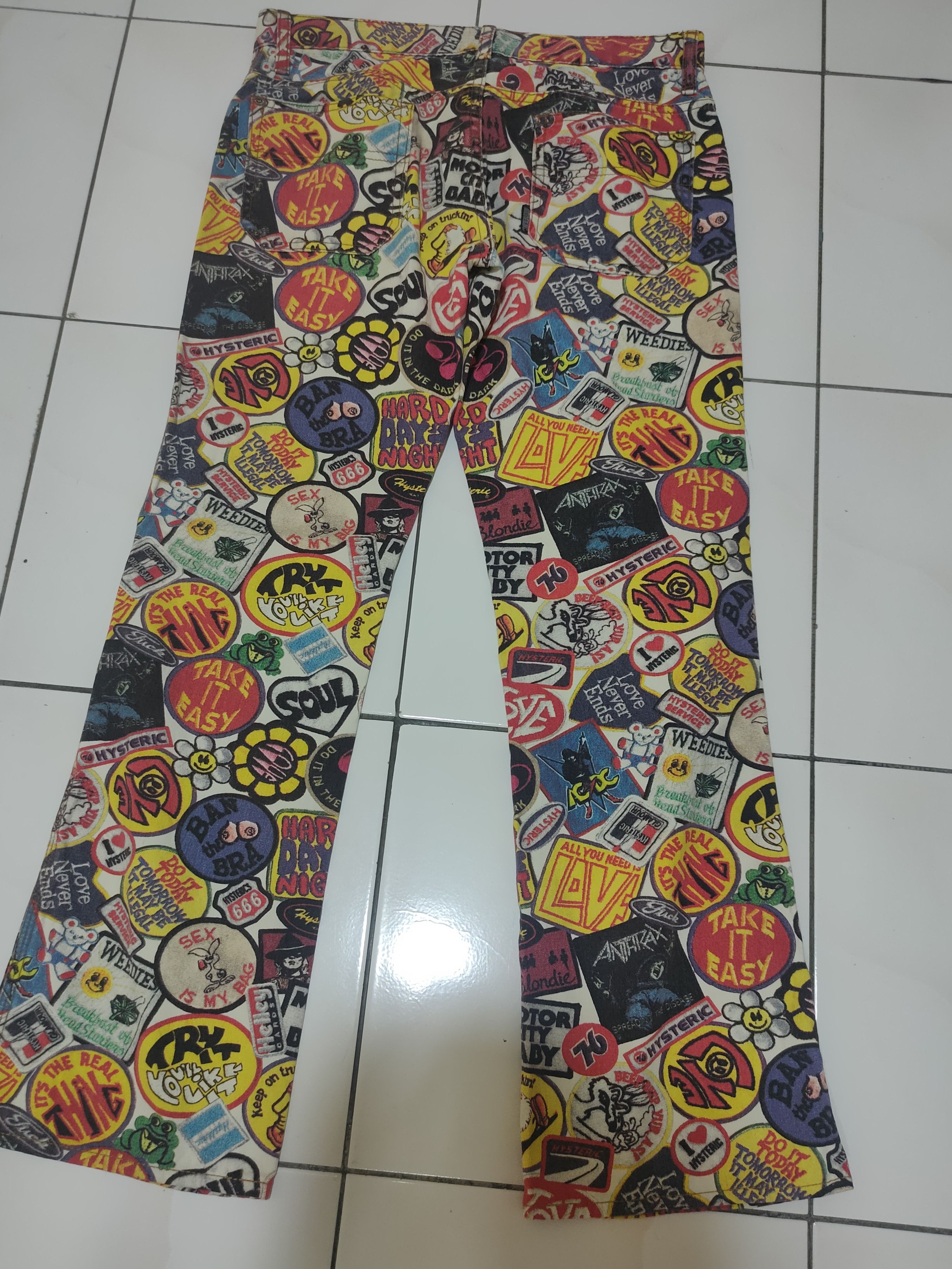 Hysteric Glamour × The Rolling Stones Hysteric glamour full print denim Size US 32 / EU 48 - 1 Thumbnail