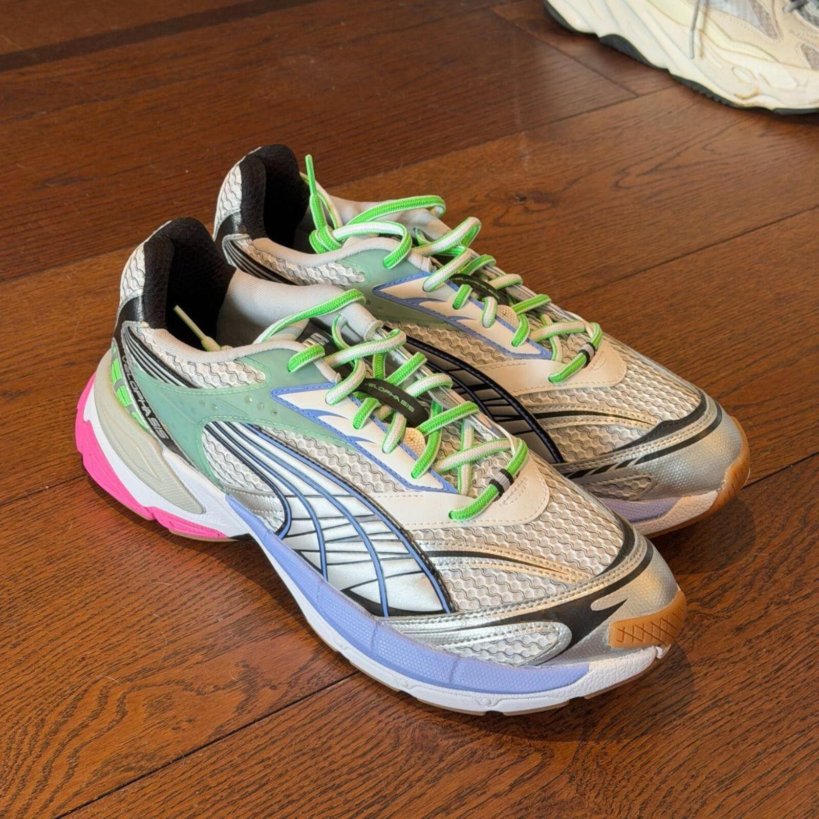 Puma PUMA Velophasis Phased Sneakers, Black/Intense Lavender Size US 11.5 / EU 44-45 - 1 Thumbnail