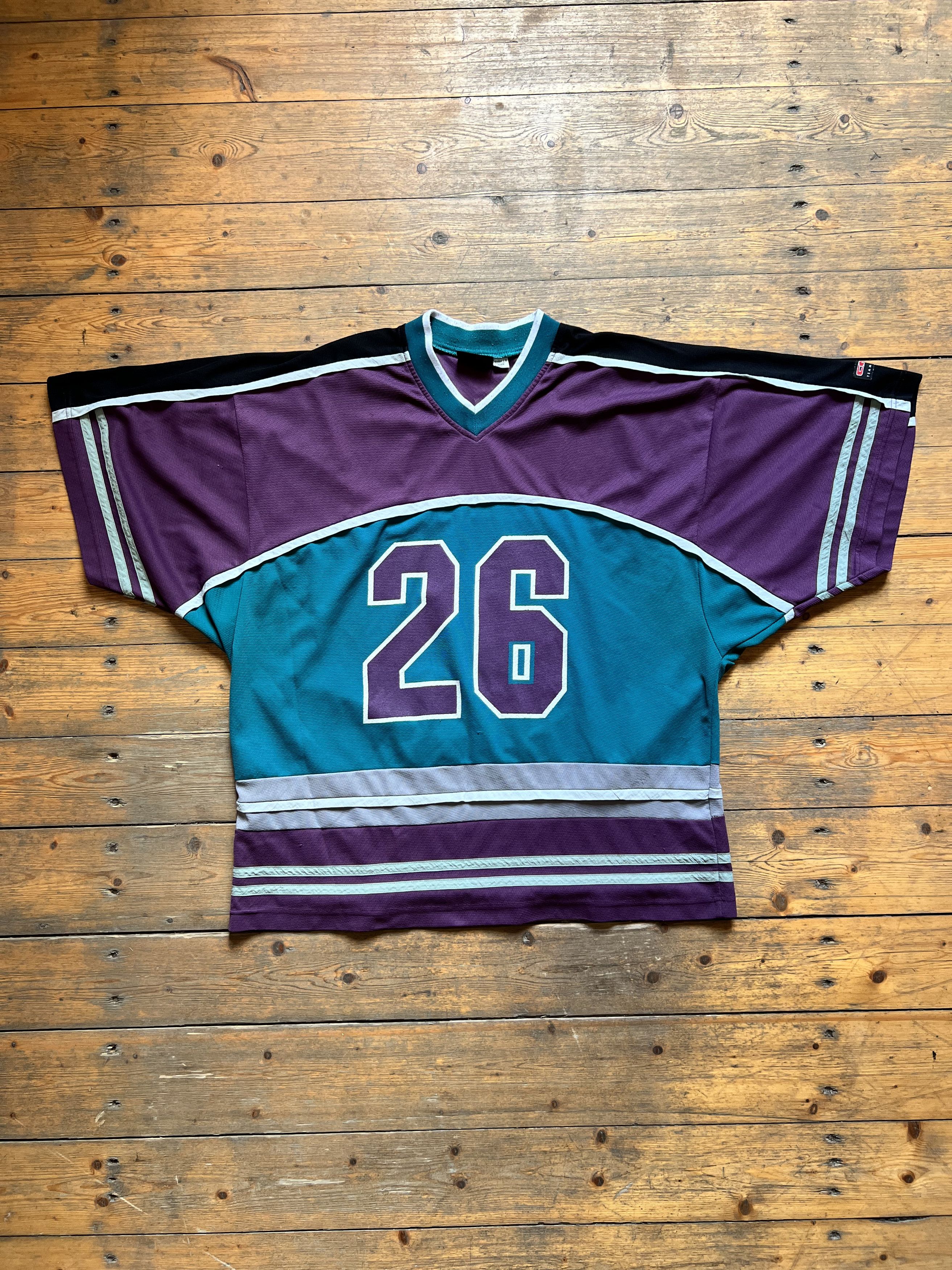 NHL Anaheim 1990's Hockey Mighty Ducks #26 CMP NFL Jersey Size US XL / EU 56 / 4 - 2 Thumbnail