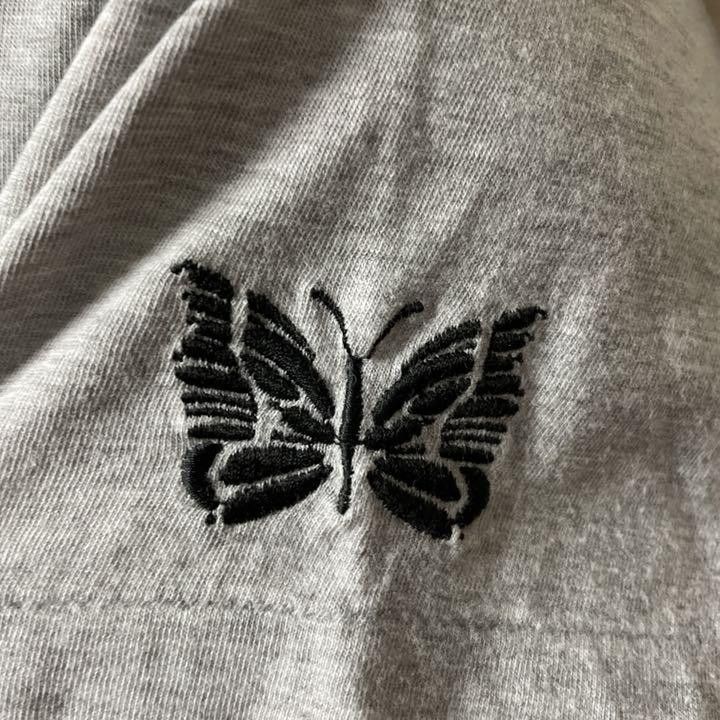Rare Needles Pocket Tee with Embroidery on Shoulder