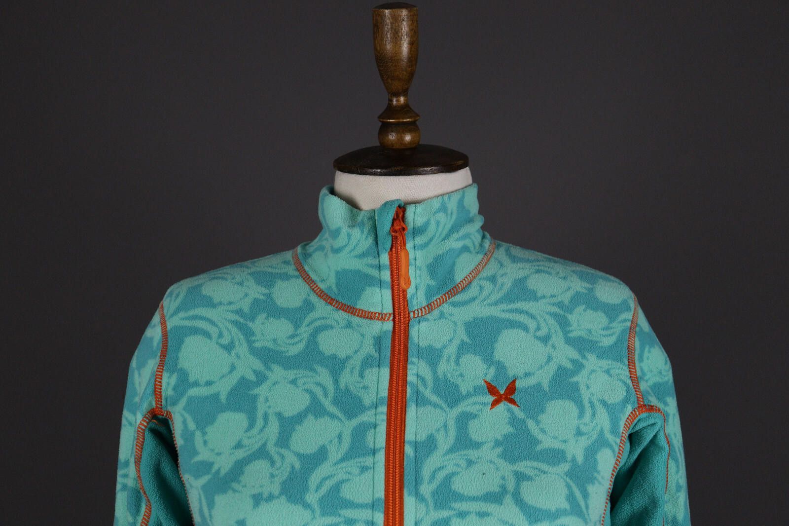 Designer Kari Traa Multicolor Floral Full Zip Fleece Jacket Size S Size S / US 4 / IT 40 - 2 Thumbnail