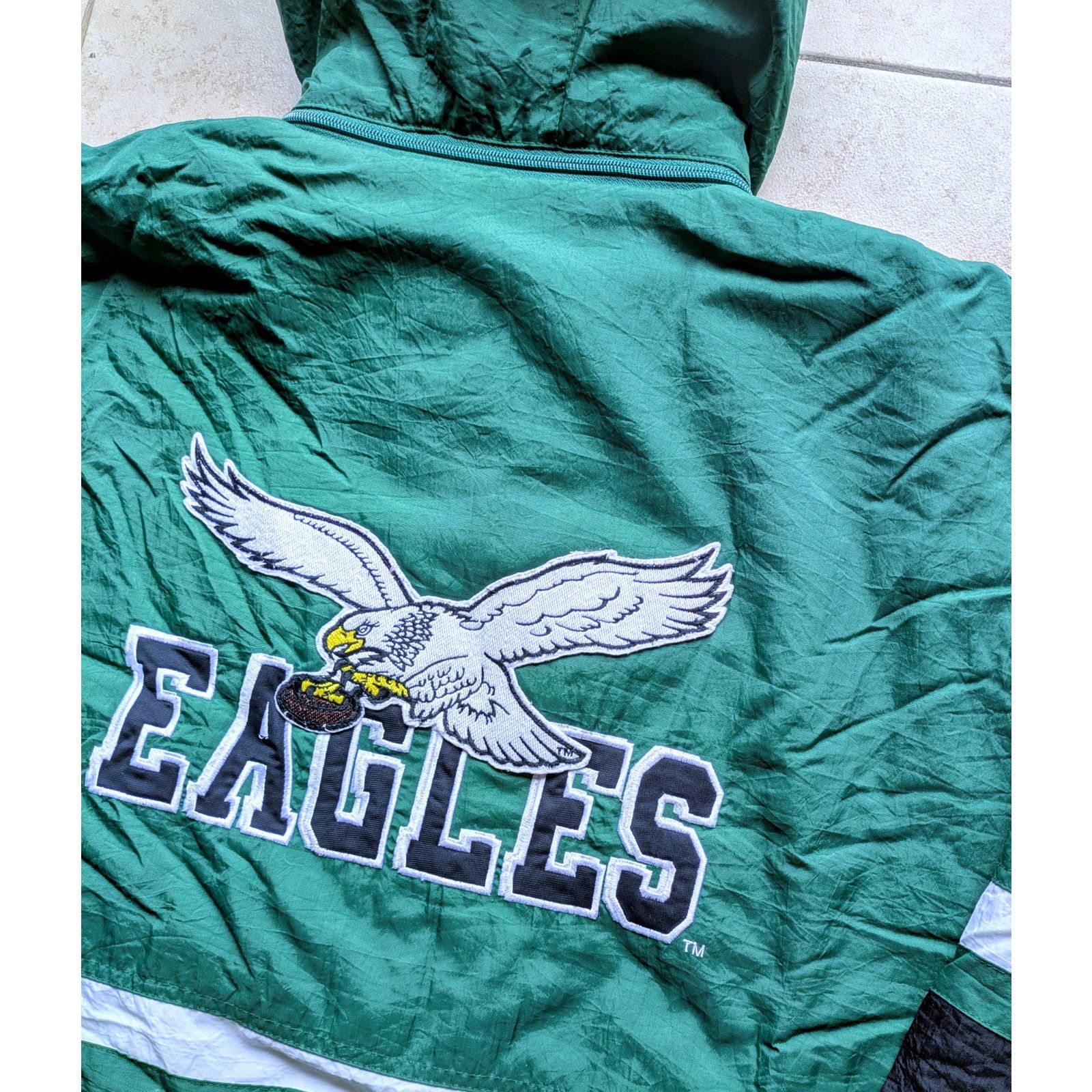 Apex Philadelphia Eagles 90s APEX puffer 1/2 L kelly NFL Pro vtg Size US L / EU 52-54 / 3 - 3 Thumbnail