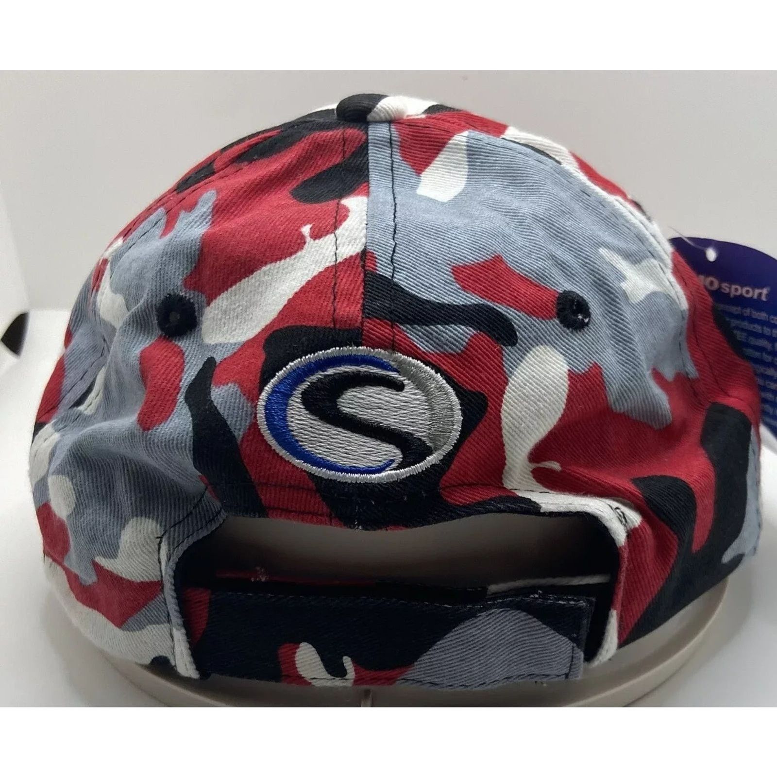 Other Baseball Cap - Adjustable - Red/White/Gray/Black Patterned Size ONE SIZE - 6 Thumbnail