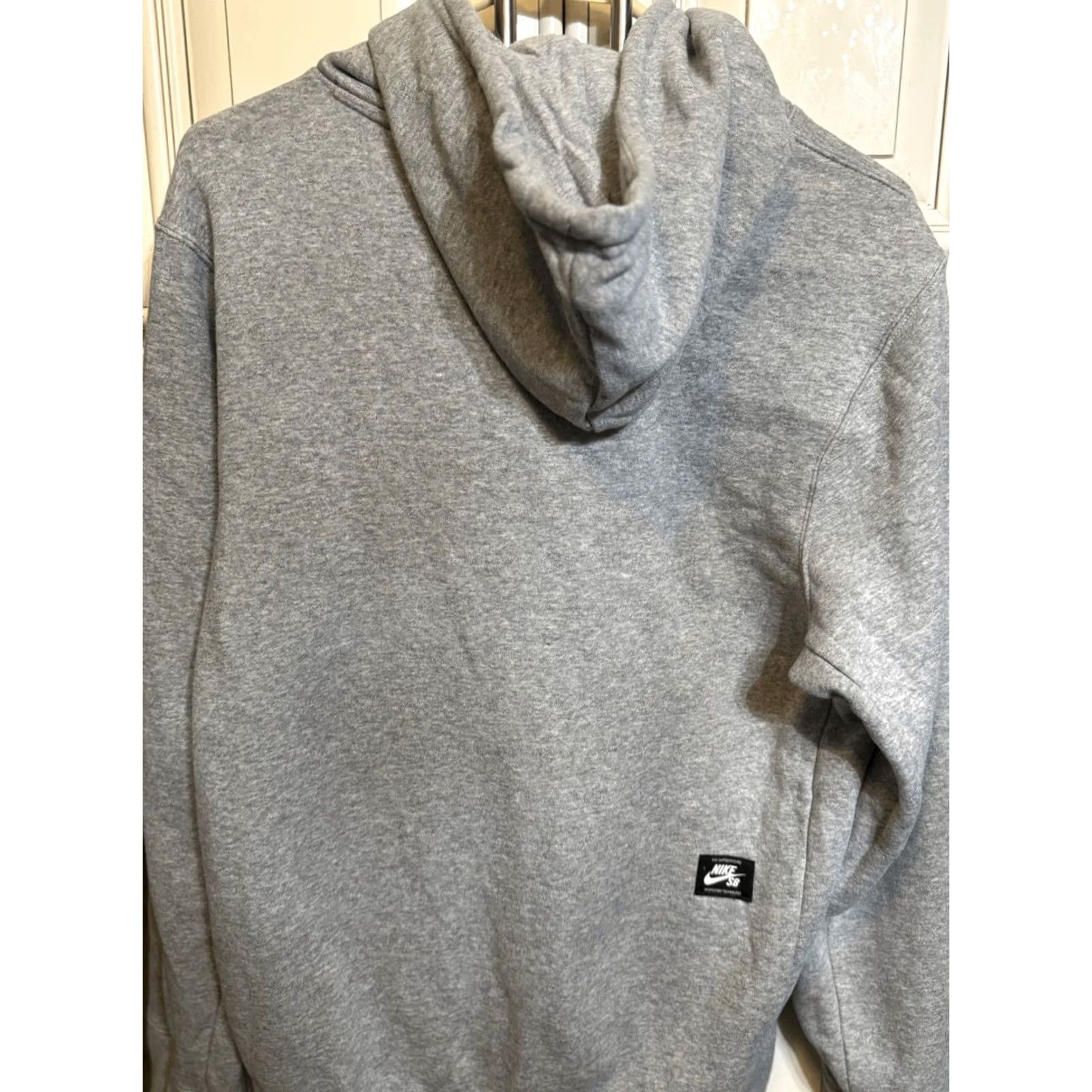 Nike Nike SB Men's Logo Graphic Long Sleeve Pullover Hoodie Gray Small Size US S / EU 44-46 / 1 - 7 Thumbnail