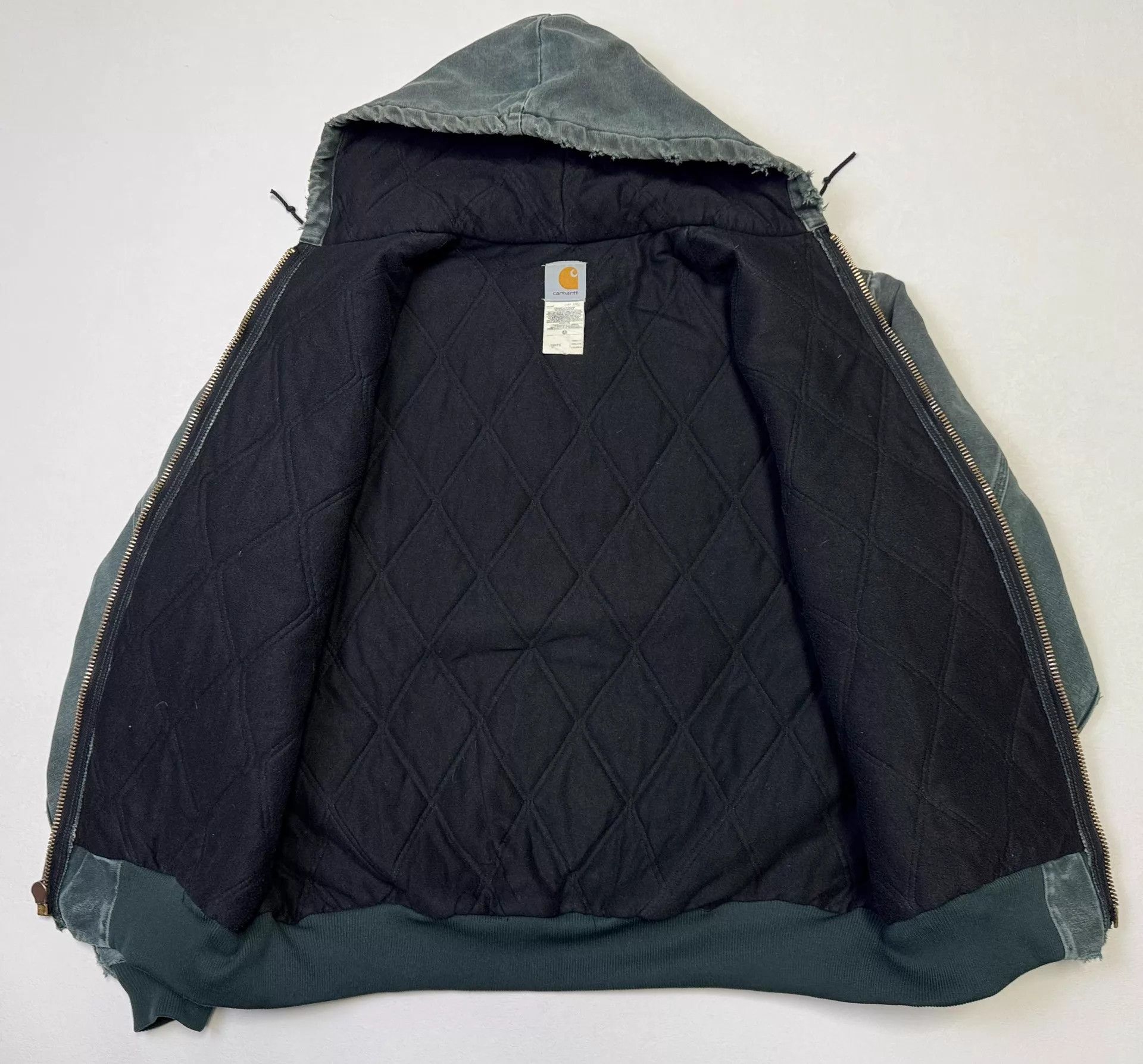 Carhartt Vtg Carhartt J68 HTG XL Hunting Green Hood Jacket Size US XL / EU 56 / 4 - 4 Thumbnail