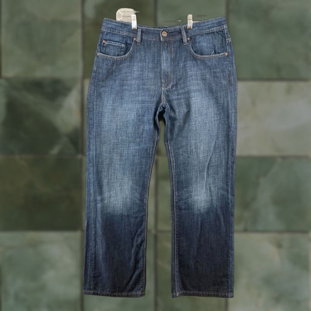 Vintage BUFFALO JEANS Relaxed FIT Jeans Dark Wash 34x30 Men Blue Denim 90s? 2000s STYLE Buffalo Driven-X Mens Inseam 30in Size 34 Size US 34 / EU 50 - 1 Thumbnail