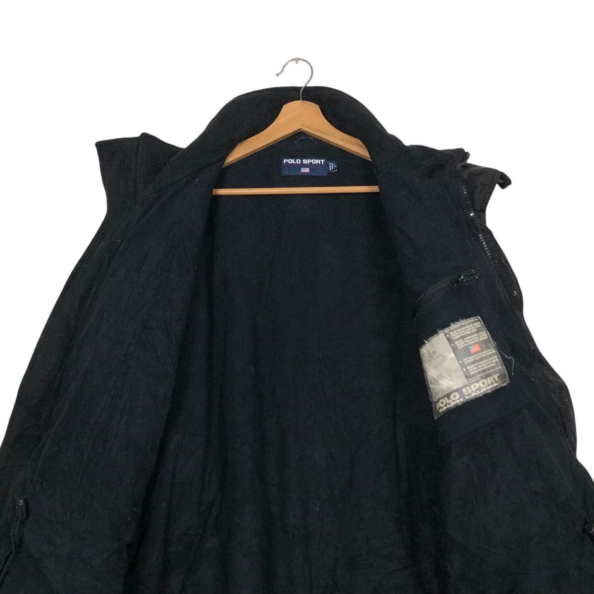 Ralph Lauren 📌Vintage Polo Sport Ralph Lauren Rich Black Zipper Ski Wear Size US L / EU 52-54 / 3 - 15 Thumbnail
