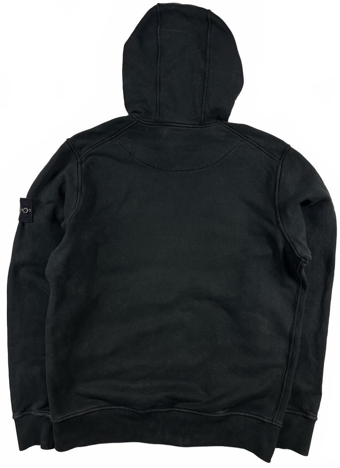 Stone Island Stone Island Cotton Pullover Hoodie Black Medium Size US M / EU 48-50 / 2 - 4 Thumbnail