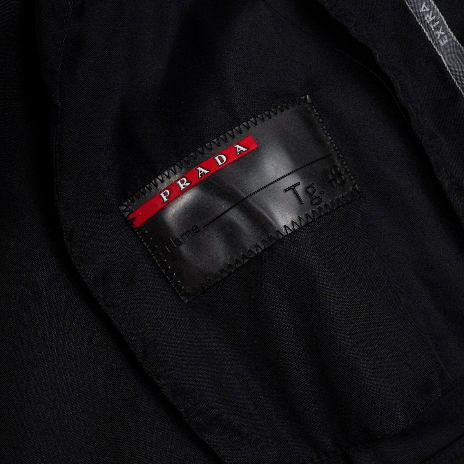 Prada Vintage Prada AW2010 Black Nylon Lightweight Blazer Jacket Size US M / EU 48-50 / 2 - 9 Thumbnail