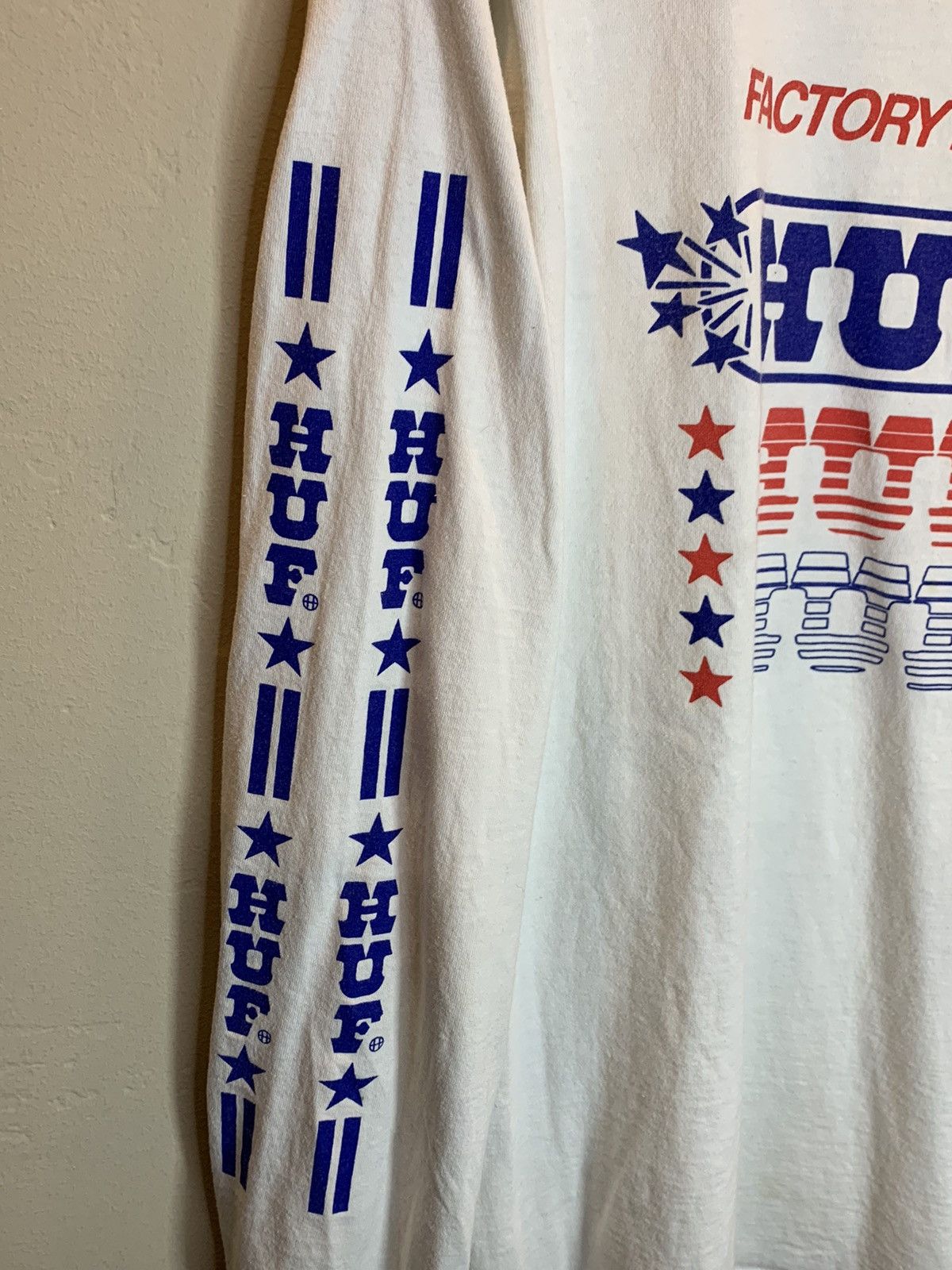Huf RARE* Vintage HUF Factory Rider 20 Year Anniversary LS Shirt Size US XL / EU 56 / 4 - 3 Thumbnail
