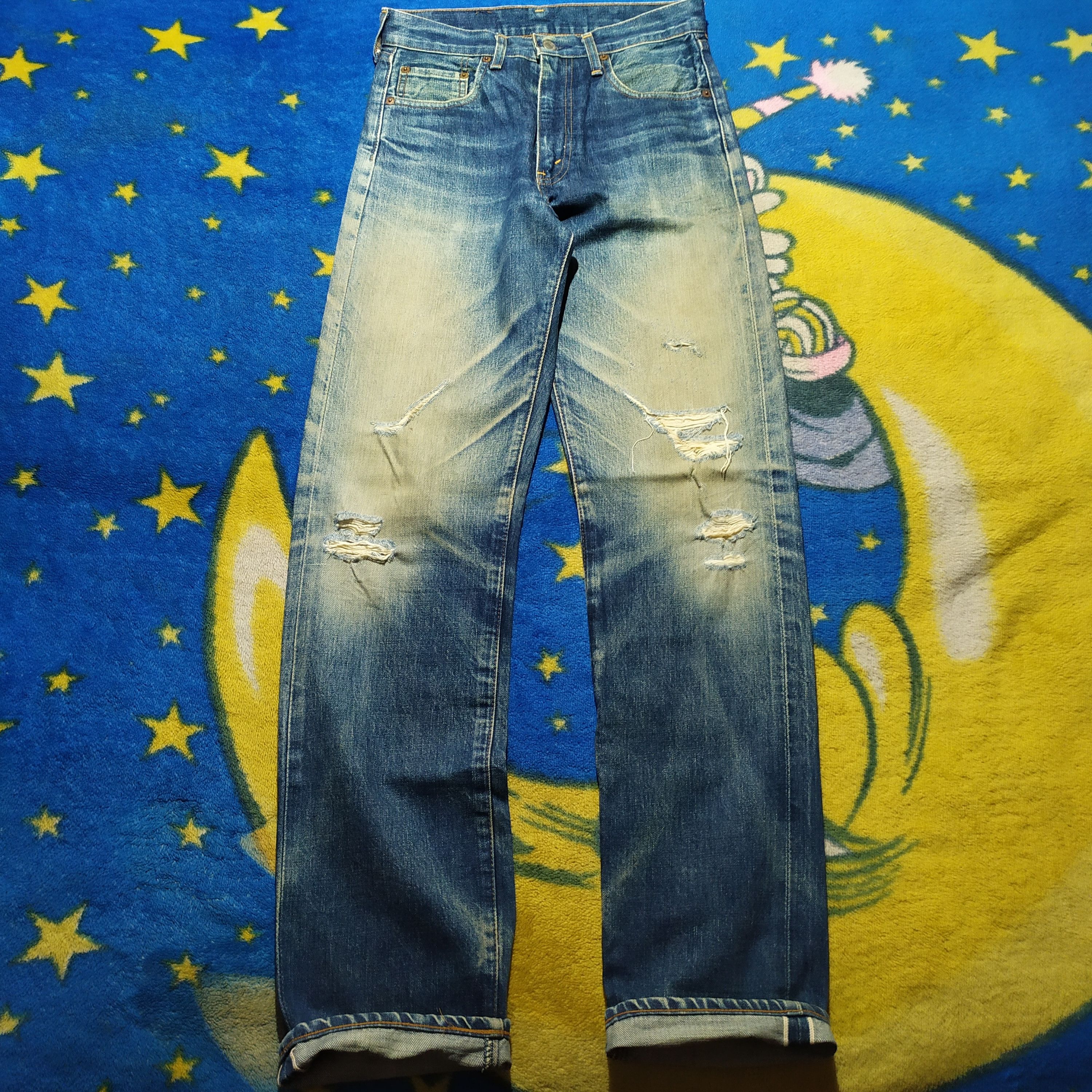 LVC × Levi's × Levi's Vintage Clothing 90's Levi's 502xx Big E Selvedge Size US 29 - 2 Thumbnail