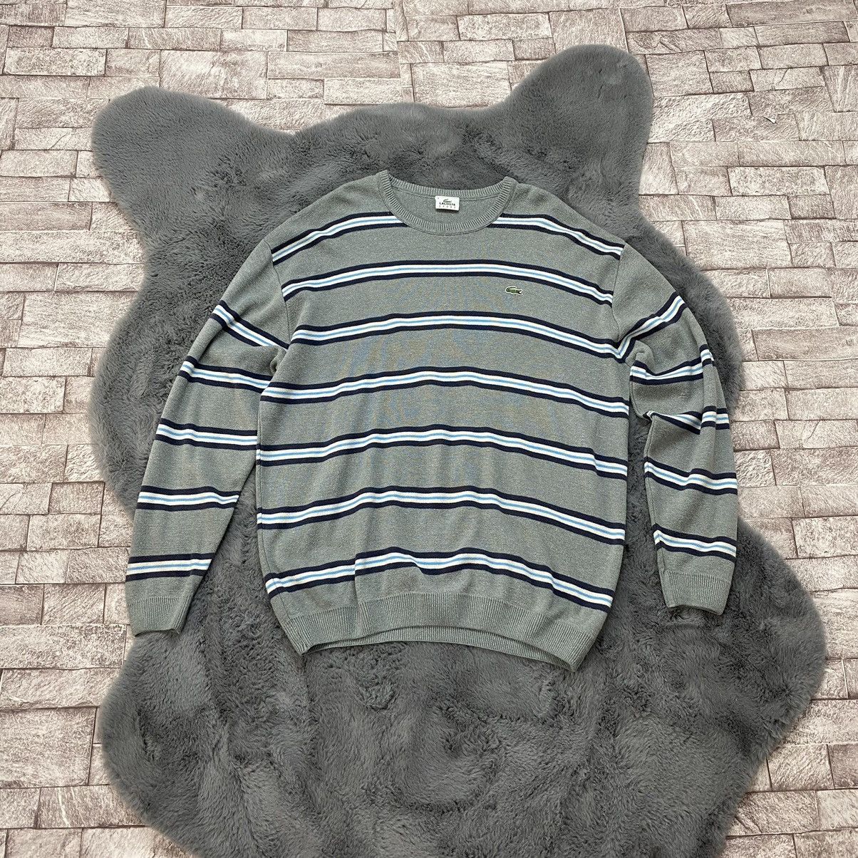Lacoste × Vintage SWEATER LACOSTE STRIPPED RARE VINTAGE L-Xl Size US XL / EU 56 / 4 - 9 Thumbnail