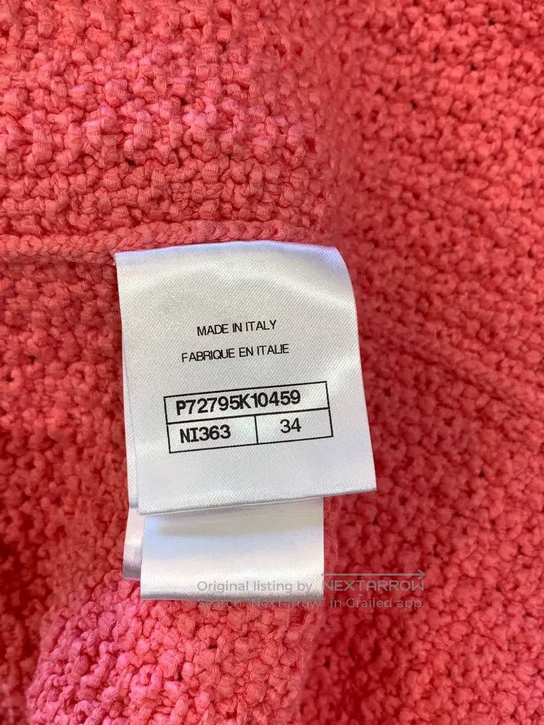 Chanel Chanel 22S pink knitted vest Size XXS / US 00 / IT 34 - 5 Thumbnail