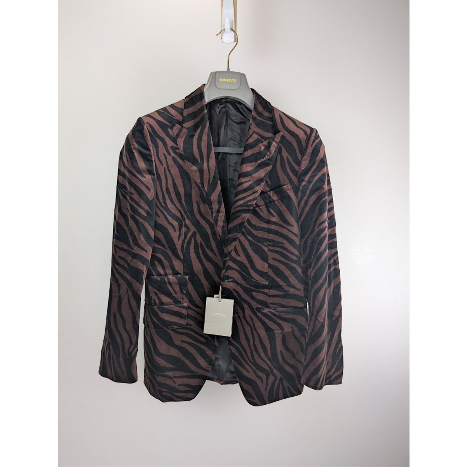 Tom Ford o1rshd1 Blazer Jacket in Black/Brown Size US XL / EU 56 / 4 - 7 Thumbnail