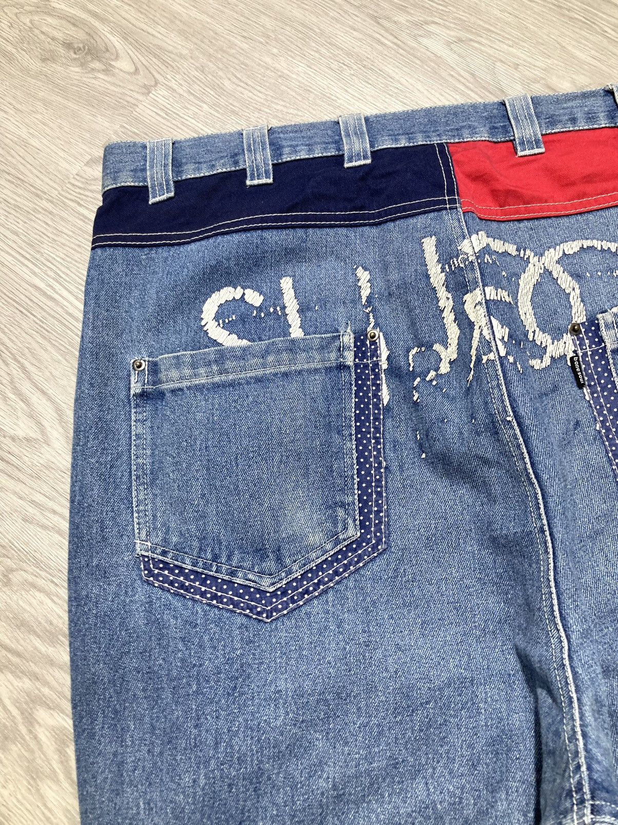 Le Grande Bleu (L.G.B.) 2000s B One Soul Japanese Double Waist Carrot Jeans Pant Lgb Size US 37 - 17 Thumbnail