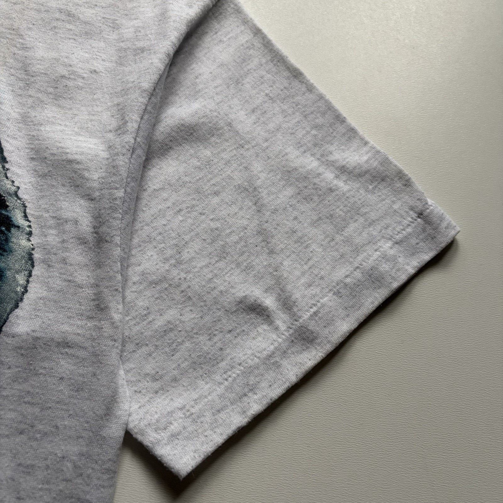 Vintage Vintage 90s Wolf Wildlife Animal Art Shirt Medium Gray Rare Size US M / EU 48-50 / 2 - 3 Thumbnail