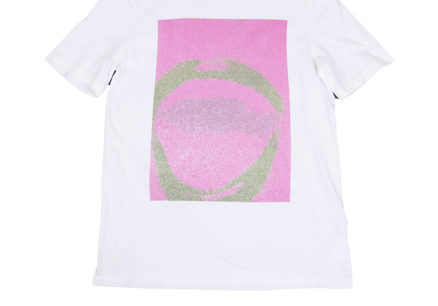 Maison Margiela Cotton Mouse Print T-Shirt in White and Pink Size US S / EU 44-46 / 1 - 5 Thumbnail