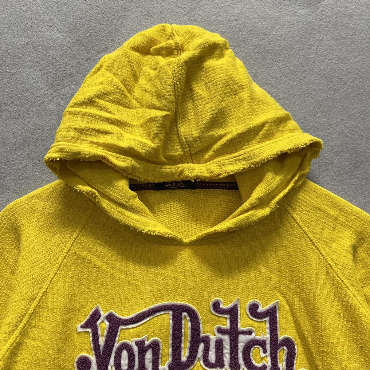 Von Dutch Vintage Von Dutch Yellow Skull Patch Hoodie Size US S / EU 44-46 / 1 - 2 Thumbnail