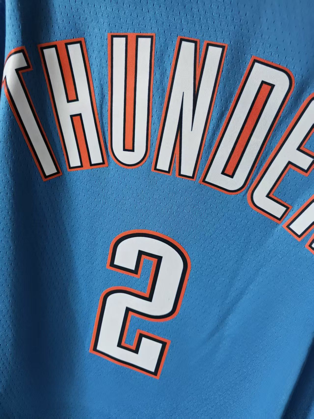 NBA Oklahoma City Thunder 2 Shai Gilgeous-Alexander Jersey Blue Size US M / EU 48-50 / 2 - 3 Thumbnail