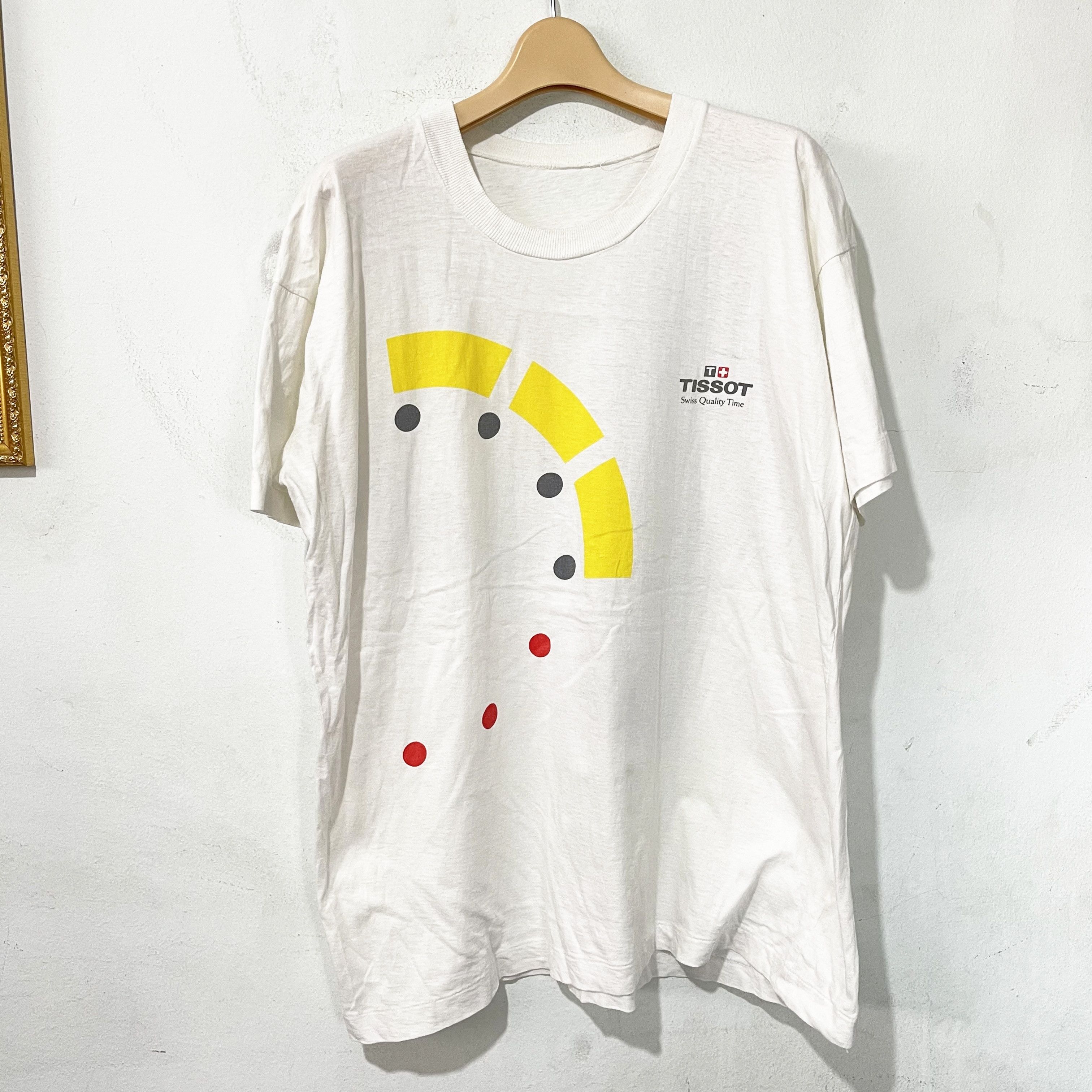 Tissot Vintage 90s Tissot Watch T-Shirt Size US L / EU 52-54 / 3 - 4 Thumbnail