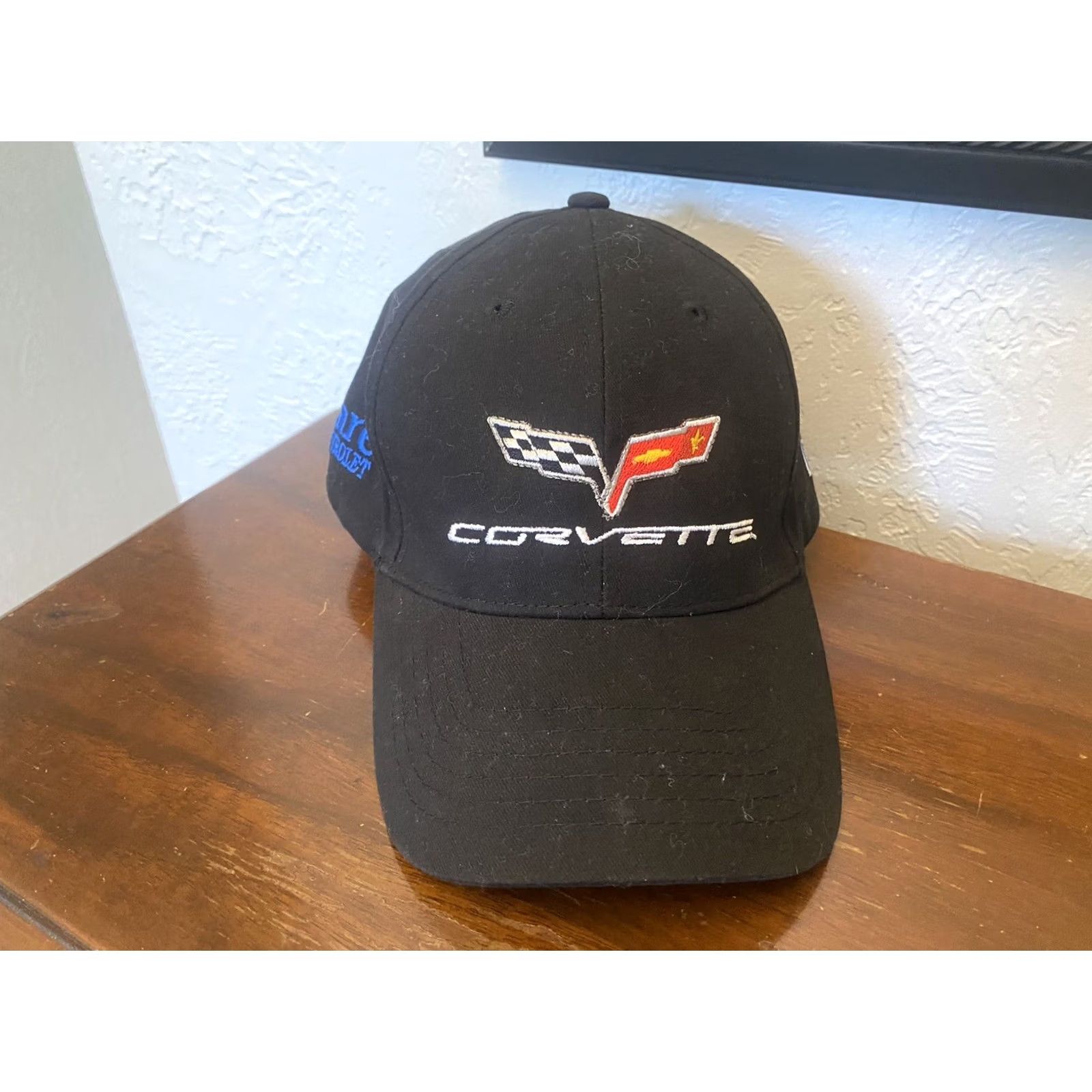 HARE Corvette Racing C8 Hat Adjustable Black Baseball Cap Mens Black C8R Mobil 1 Cars Skull Adjustable Baseball Cap Size ONE SIZE - 2 Thumbnail