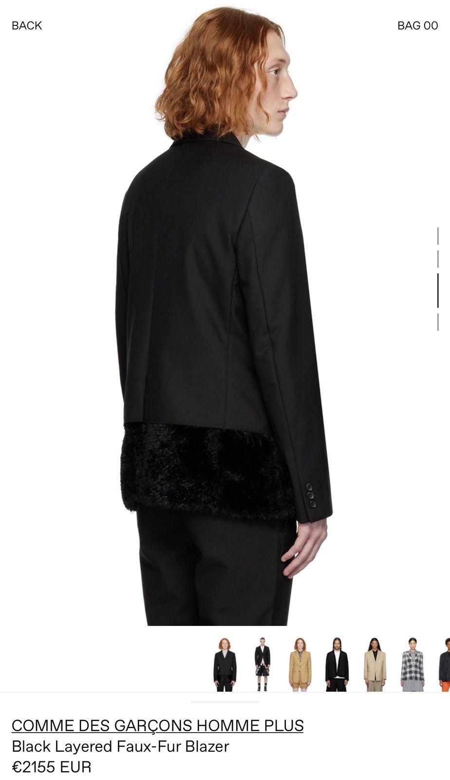 Comme des Garcons Homme Plus Comme des Garçon homme plus flockered blazer Size 48L - 7 Thumbnail