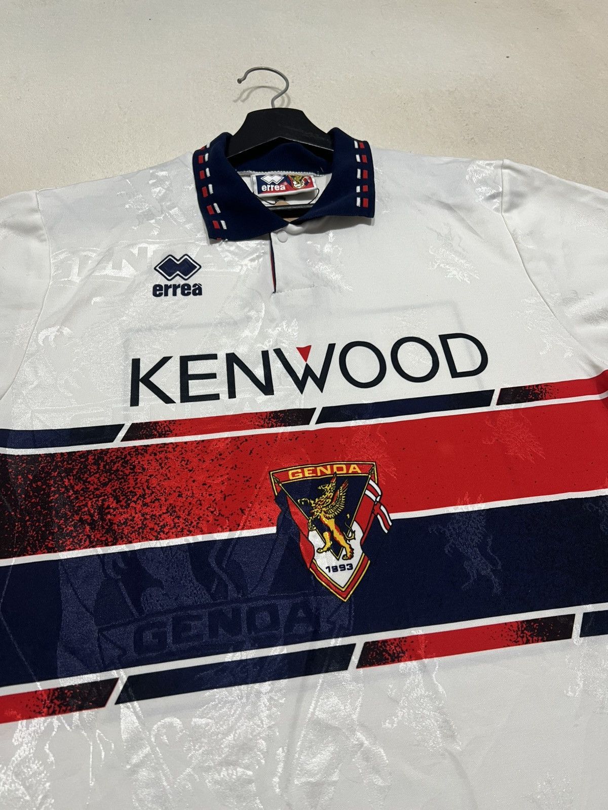 Errea Genoa 1994 Errea Away Jersey #KazuyoshiMiura 7 Size US L / EU 52-54 / 3 - 2 Thumbnail