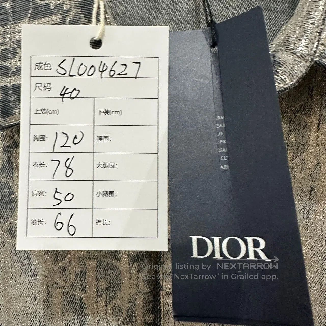 Dior Dior Sparkle Monogram Long-Sleeve Shirt. Size US XXS / EU 40 - 6 Thumbnail