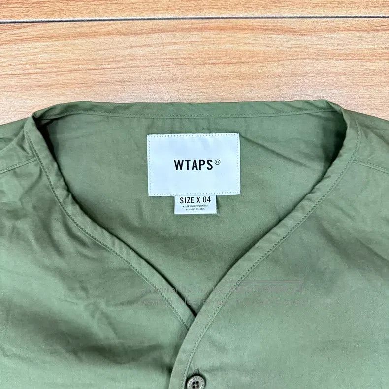 Wtaps Wtaps Casual long-sleeve collarless shirt Size US XL / EU 56 / 4 - 3 Thumbnail