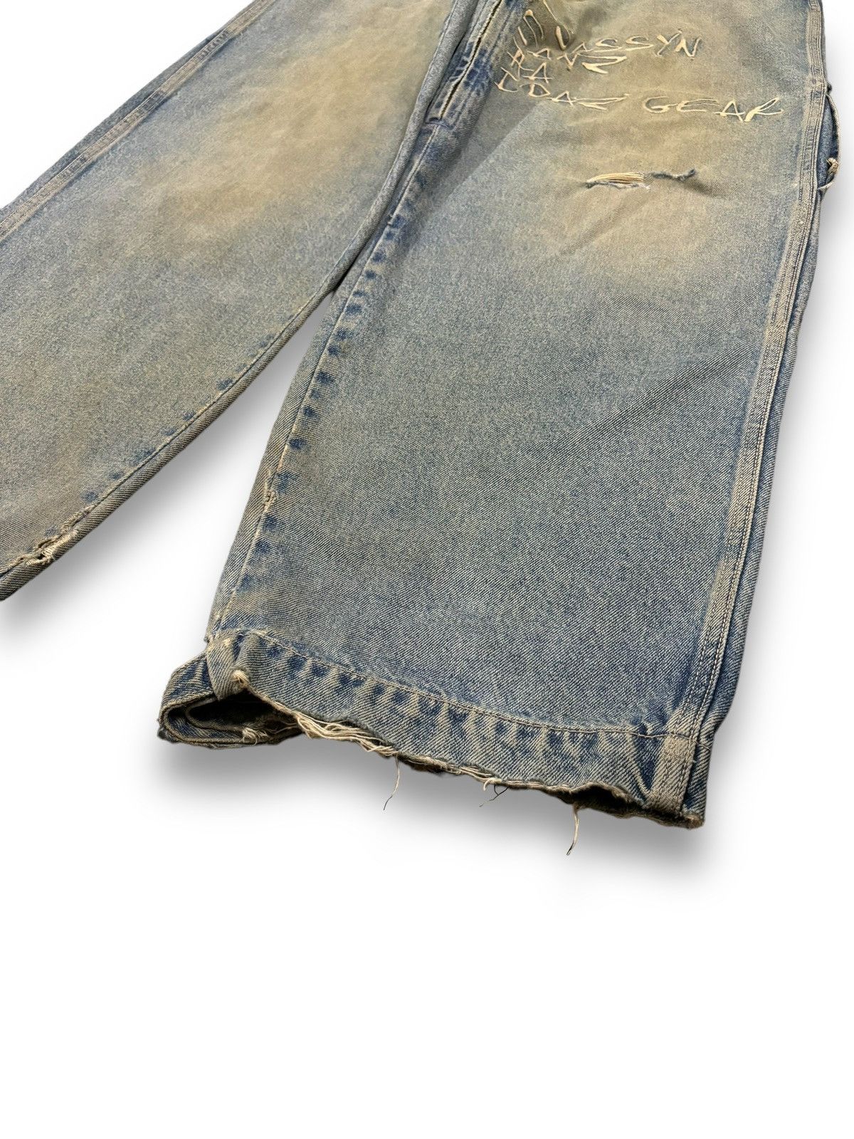 Southpole Vintage Assassyn Jeanz Mud Wash Utility Baggy Grunge Jeans Size US 34 / EU 50 - 13 Thumbnail