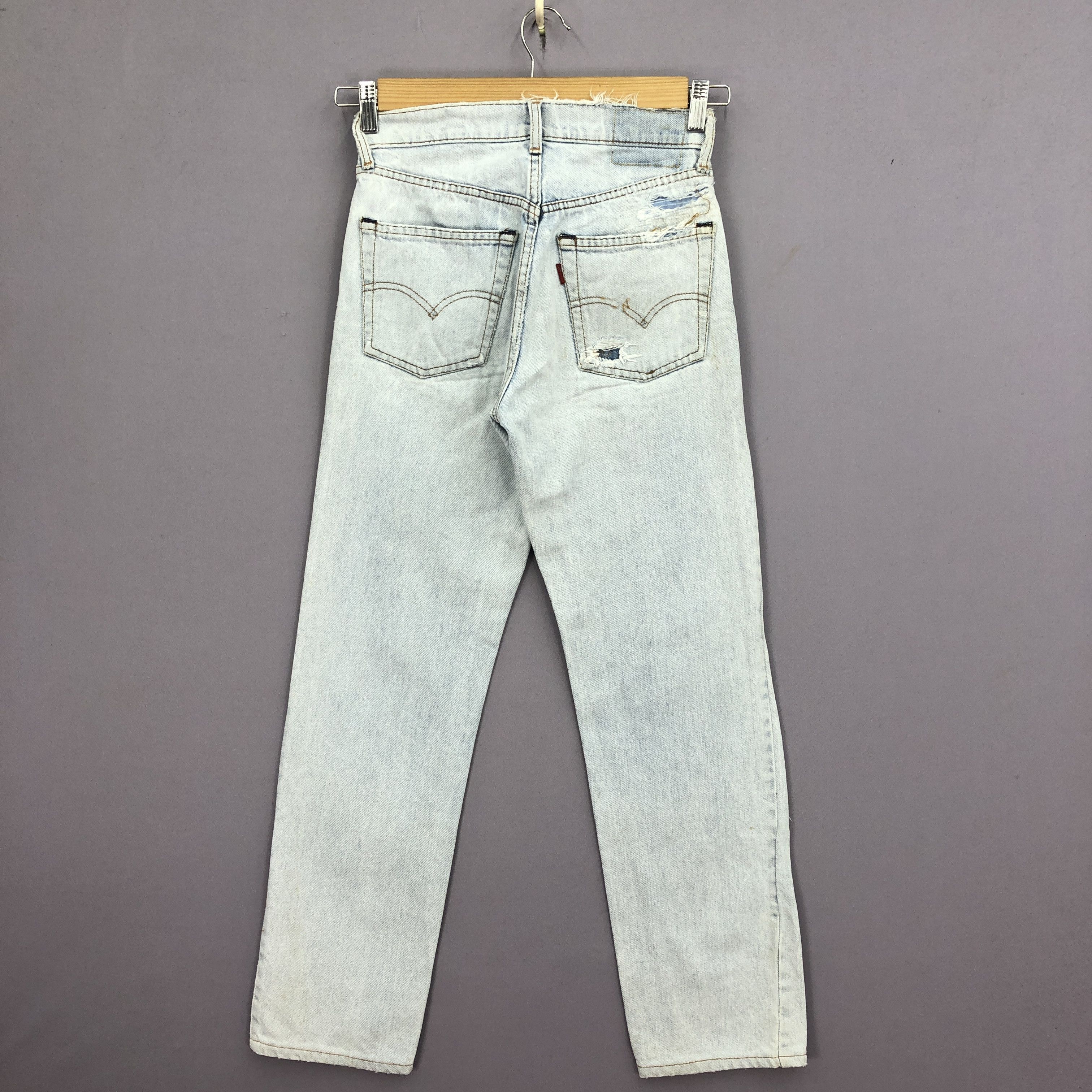 Levi's Vintage Distressed Levis 503 Light Wash Jeans Denim GF30284 Size 26" / US 2 / IT 38 - 2 Thumbnail